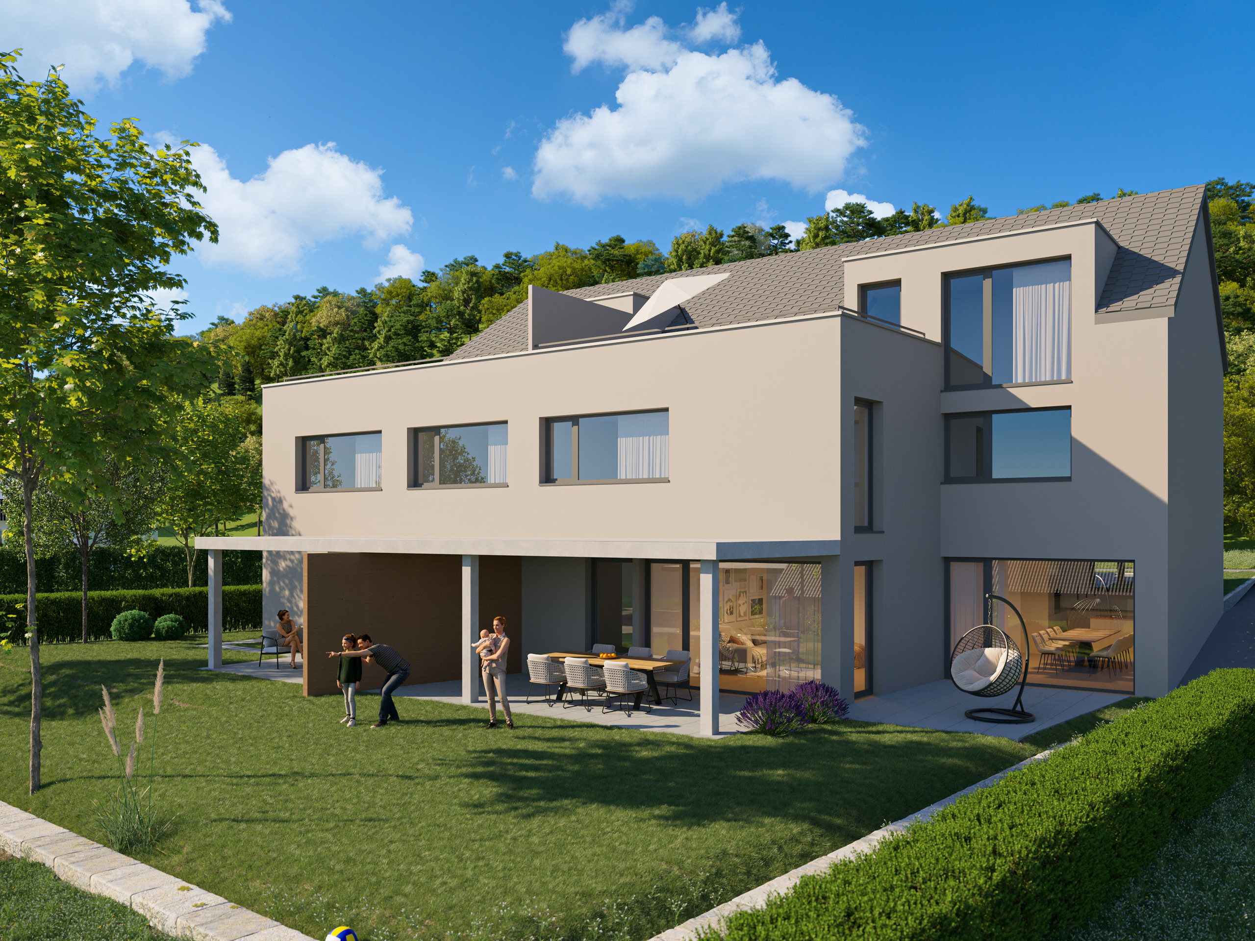 Aussenansicht Visualisierungen 