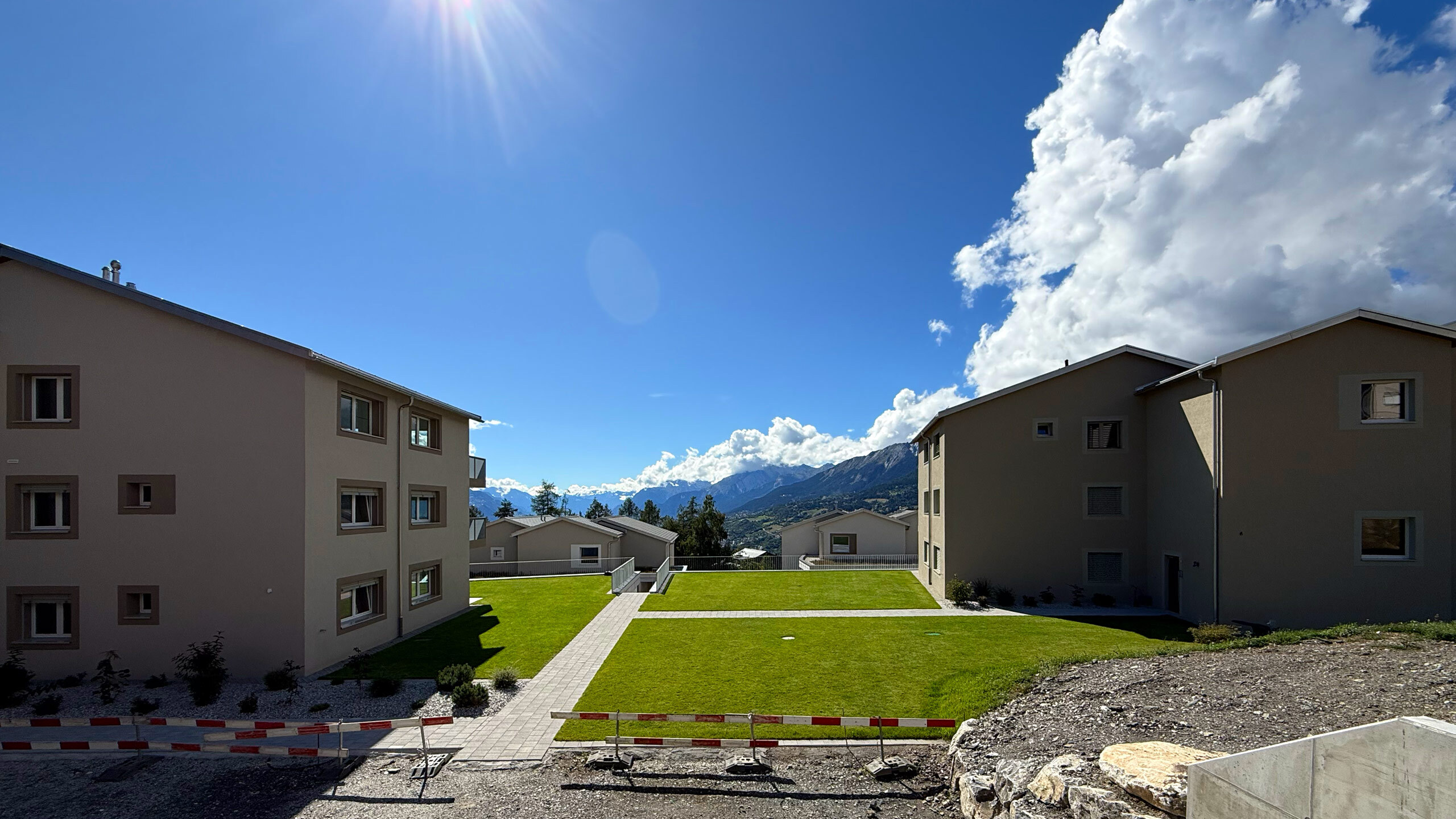 Vue depuis le balcon - Appartement E01