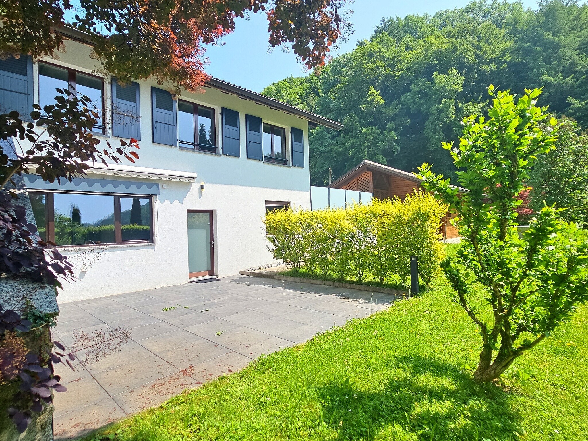 Entrée principale avec terrasse 