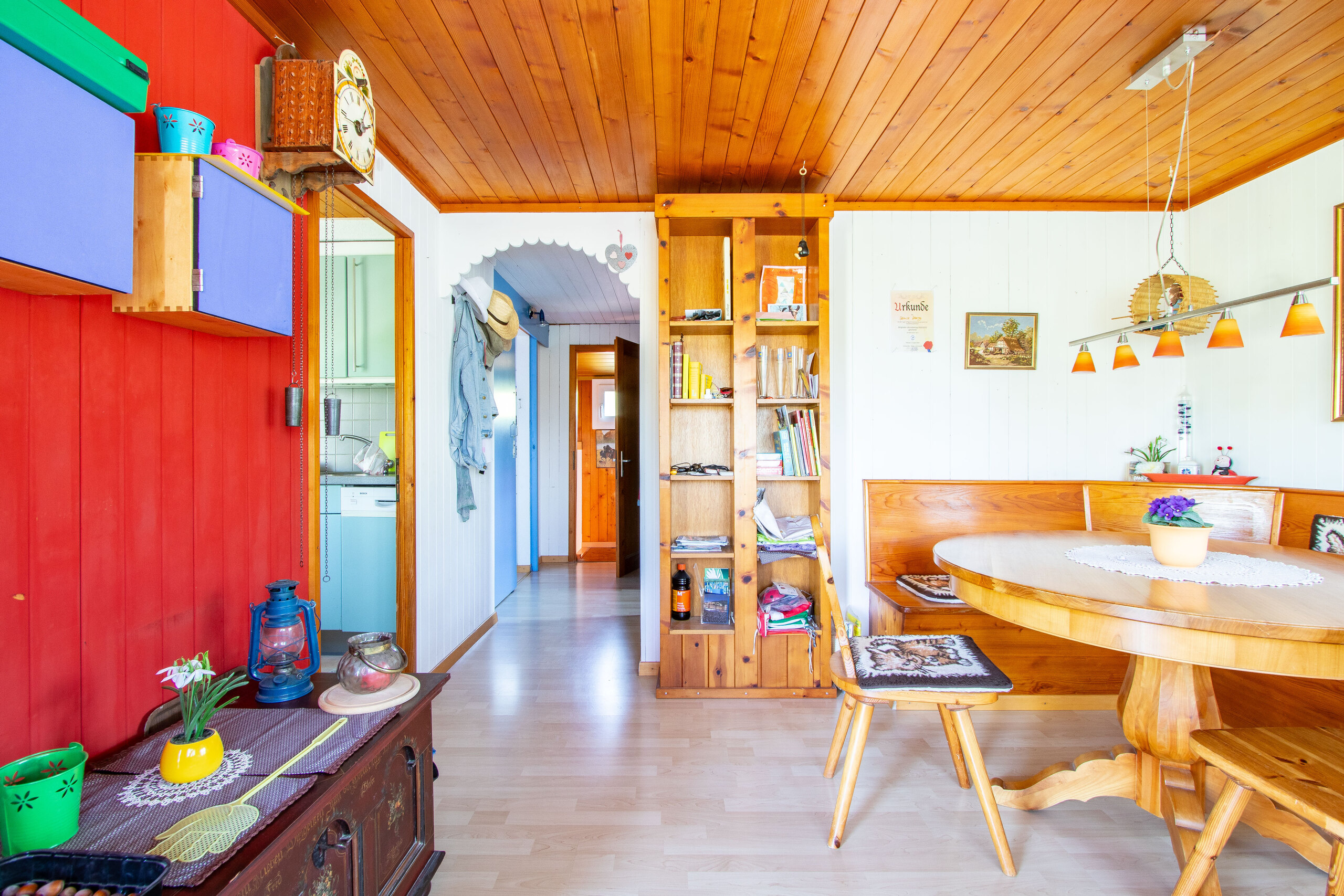 Étage supérieur : entrée / salle à manger