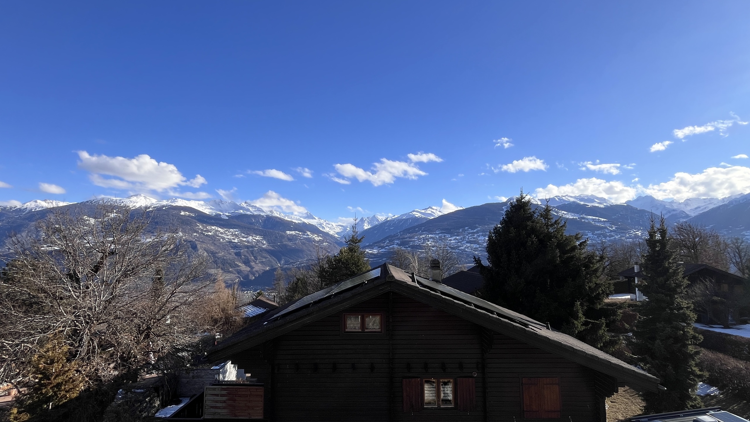 Panorama sud et sur le Val d'Hérens