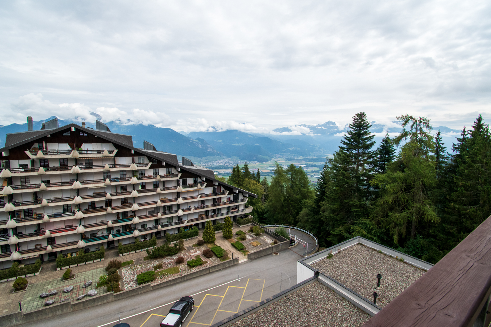 Vue plaine depuis la chambre