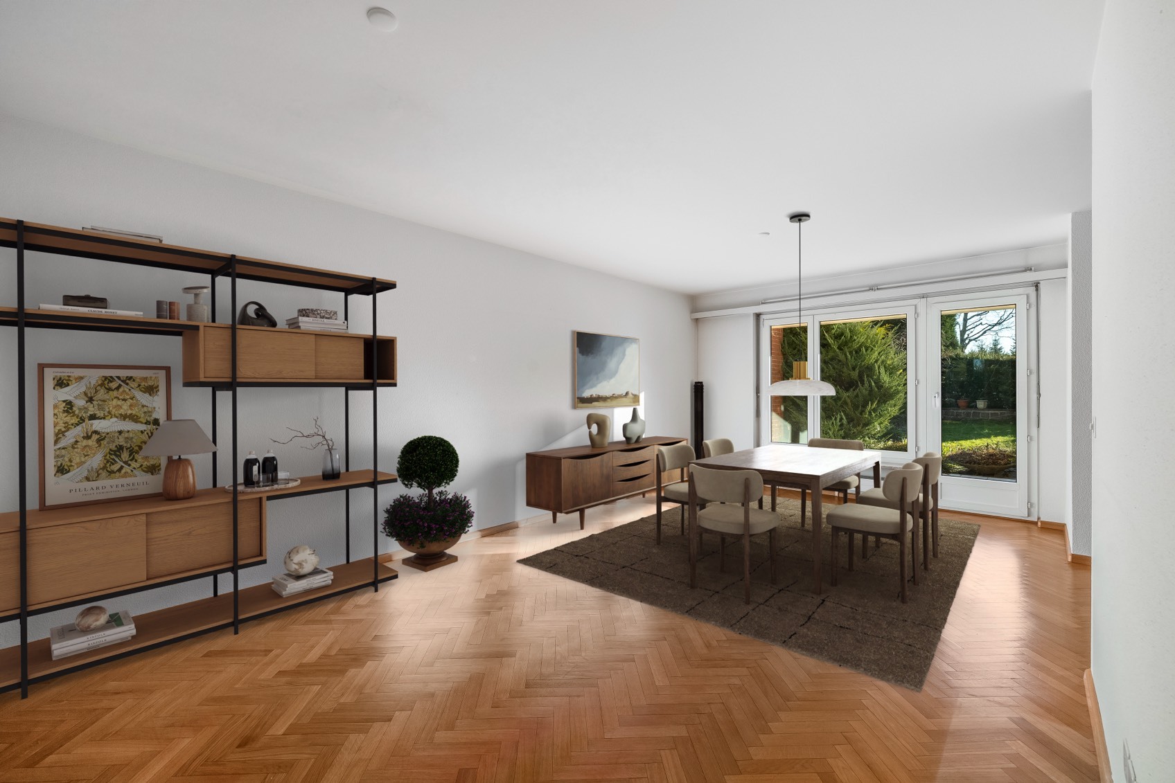 Staging Wohn-Esszimmer Staging Wohn-Esszimmer