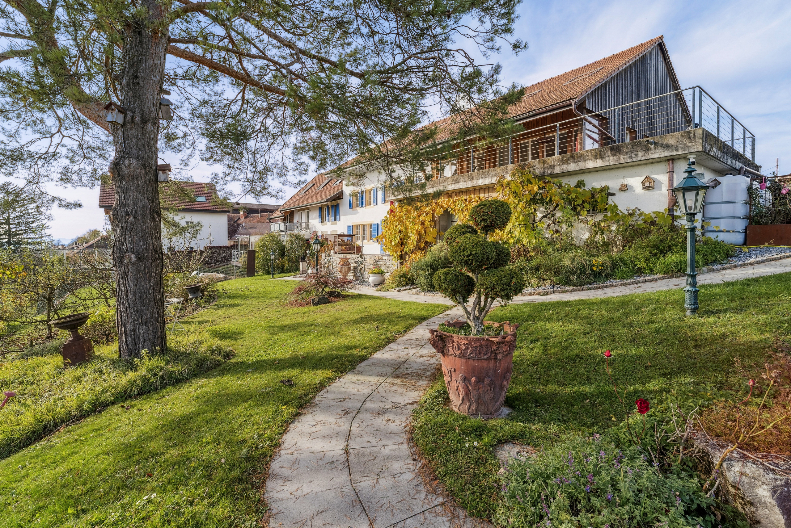 Garten hinter dem Haus