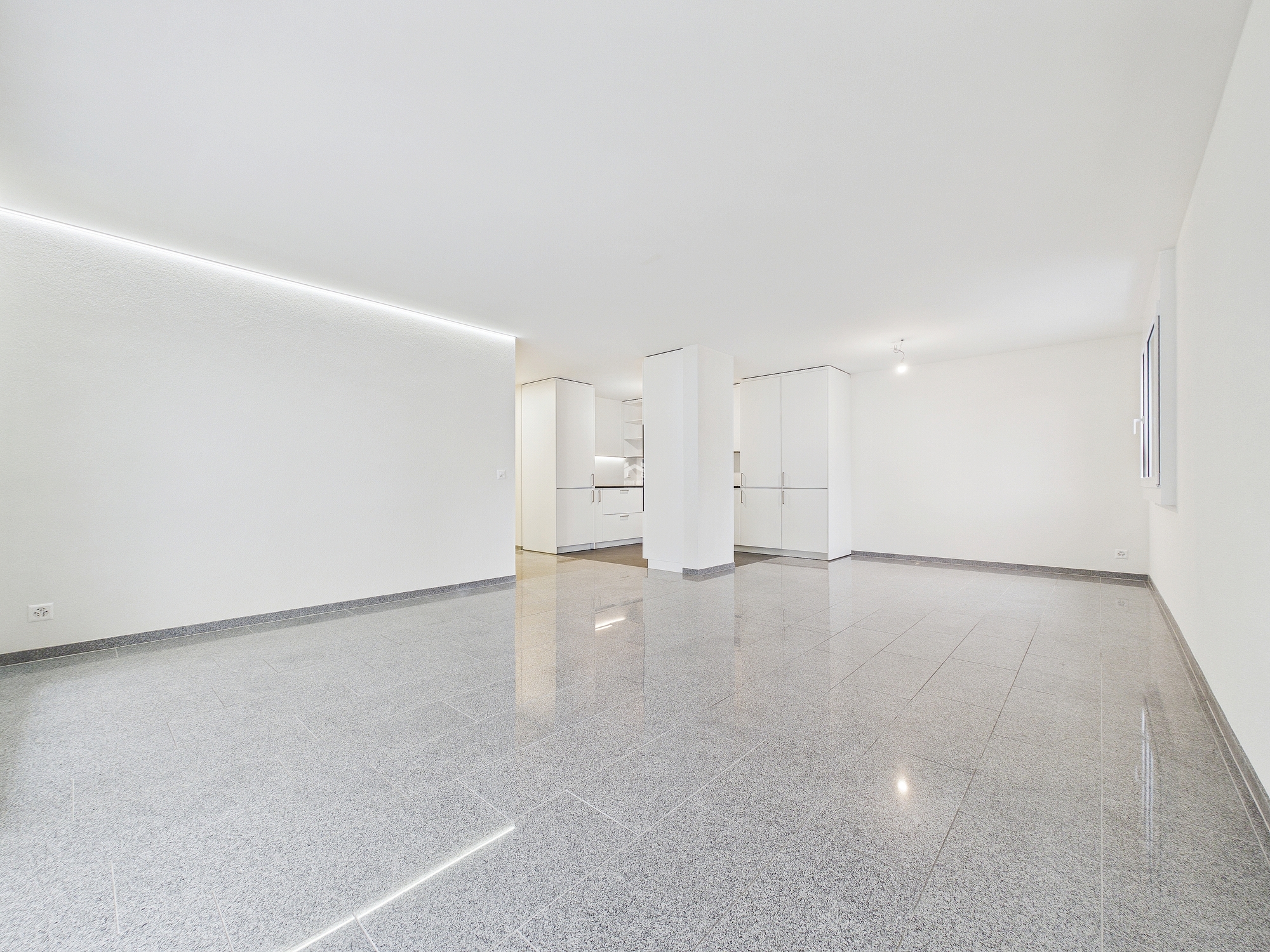 Grosszügiges Wohnzimmer mit Essbereich Grosszügiges Wohnzimmer mit Essbereich