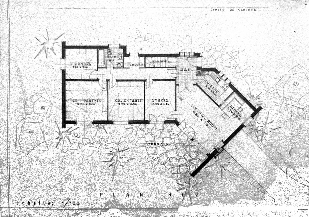 Plan rez-de-chaussée