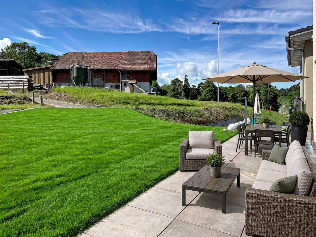 Terrasse  (simulation d'ameublement)