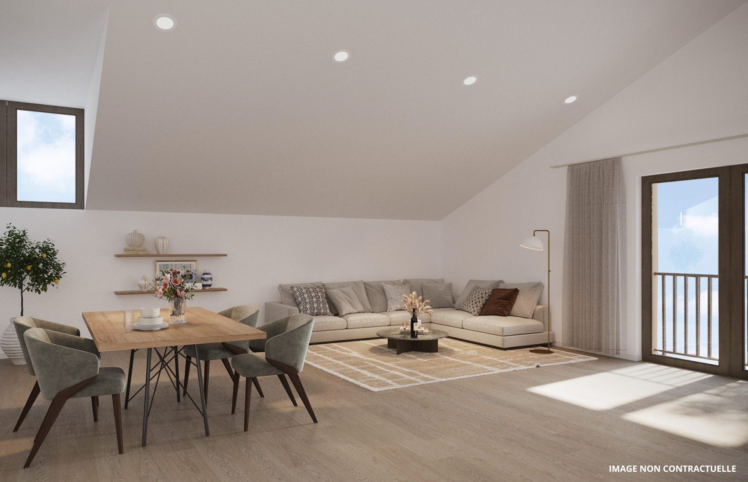 Séjour comble bâtiment B3