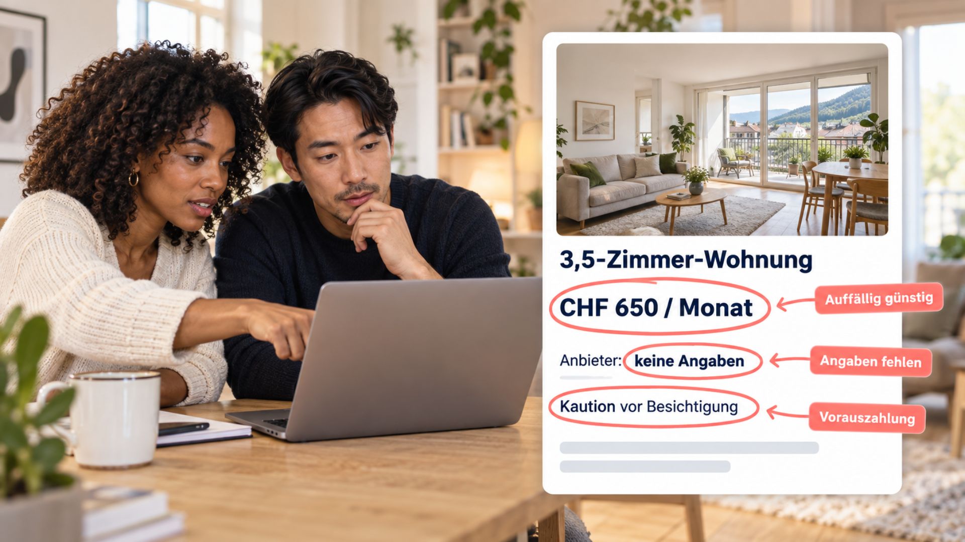 Fake Inserate erkennen: 7 Tipps für eine sichere Immobiliensuche