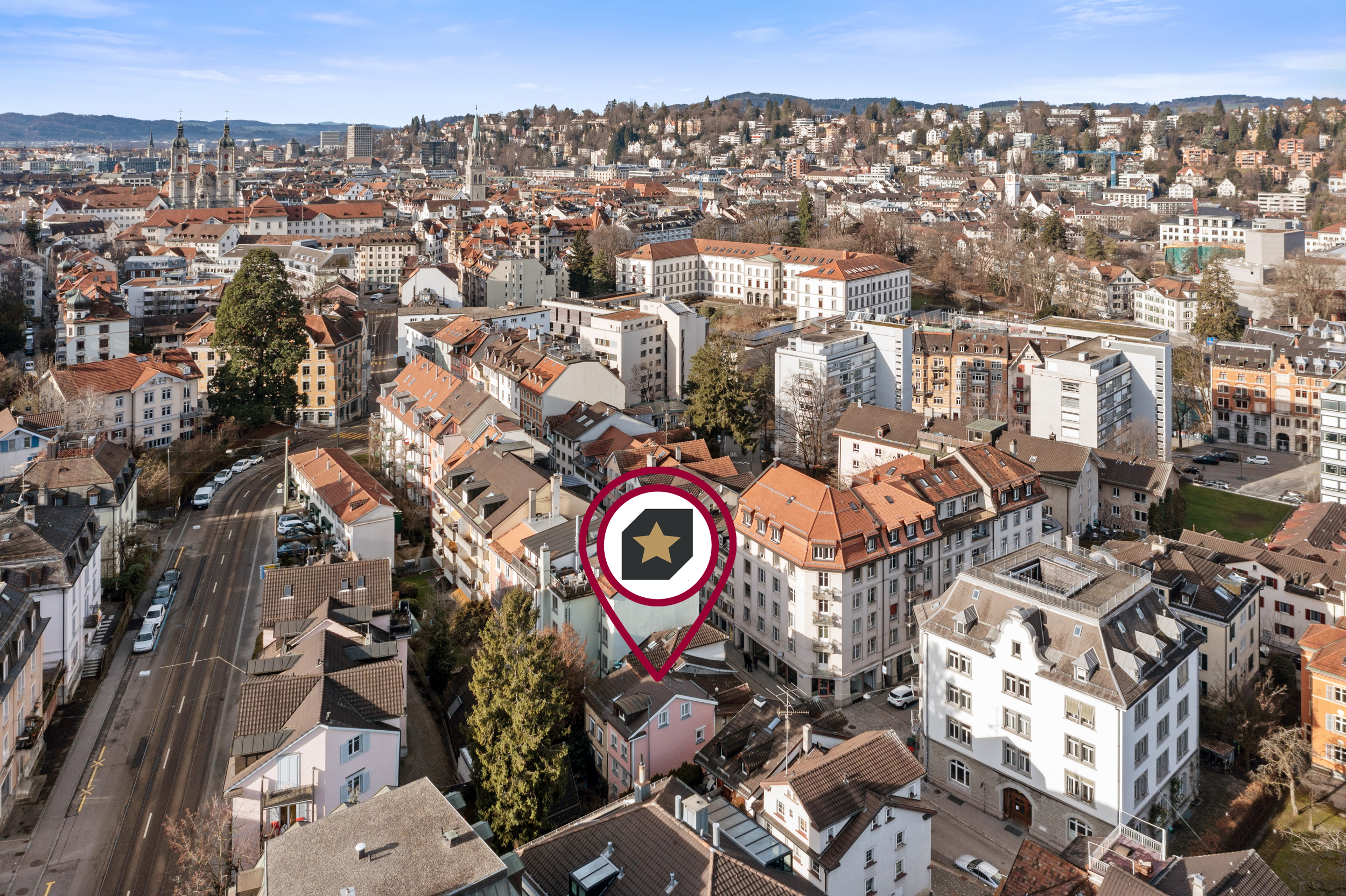 Stadthaus in Zentrumsnähe von St. Gallen.