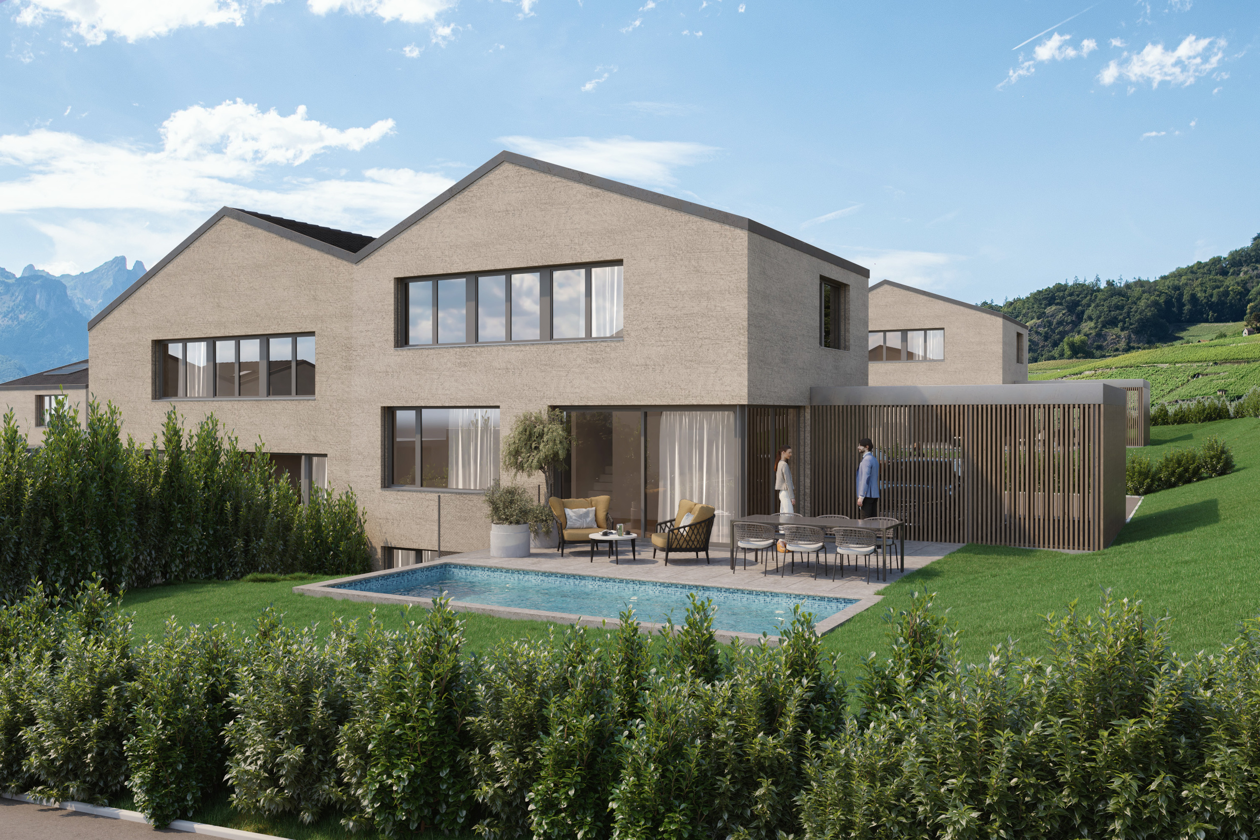 Villa type B - extérieur