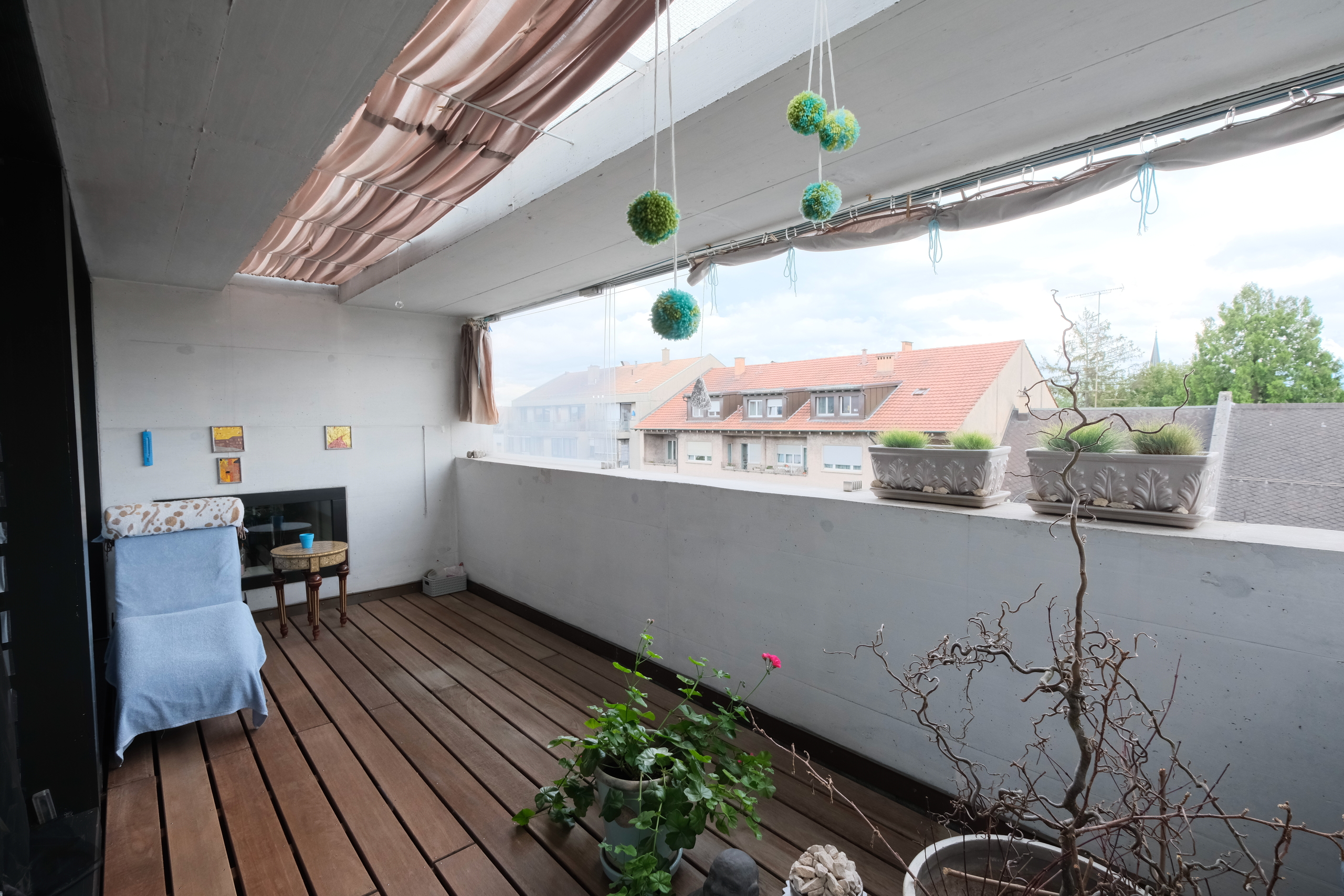 Balkon Dachwohnung