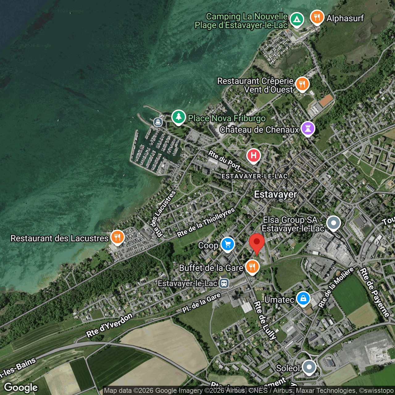 Adresse : Rte de la Gare 95, 1470 Estavayer-le-Lac / FR Adresse : Rte de la Gare 95, 1470 Estavayer-le-Lac / FR