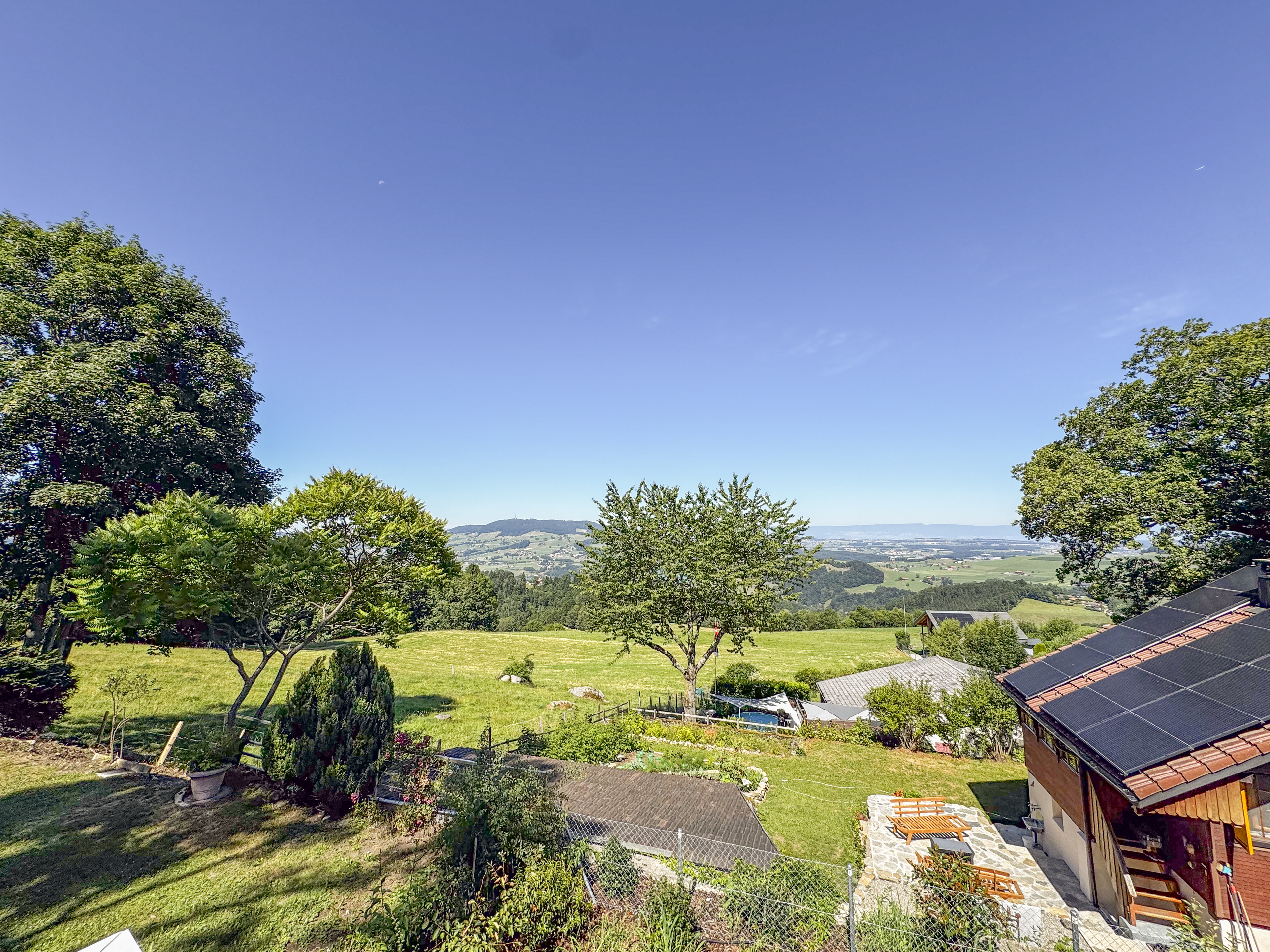 Vue depuis la terrasse du salon