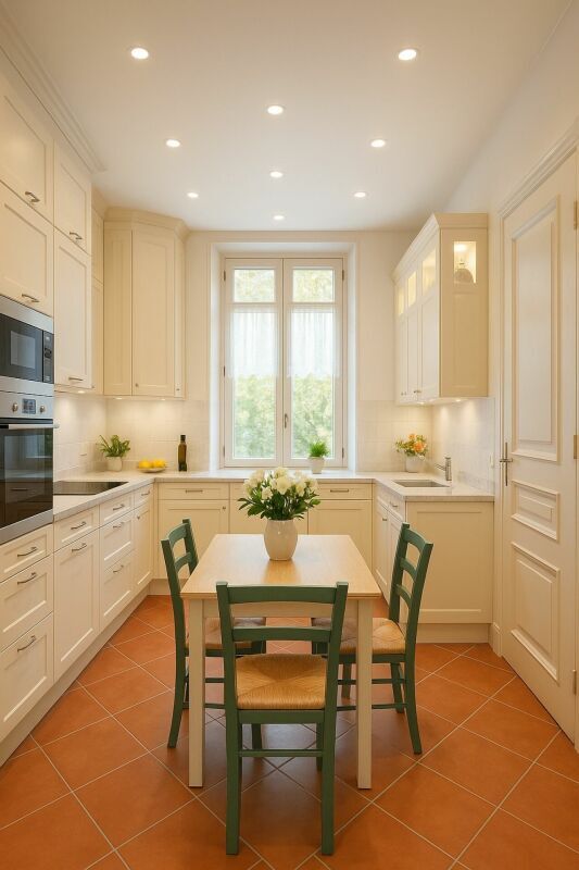 Une cuisine haut de gamme et parfaitement agencée