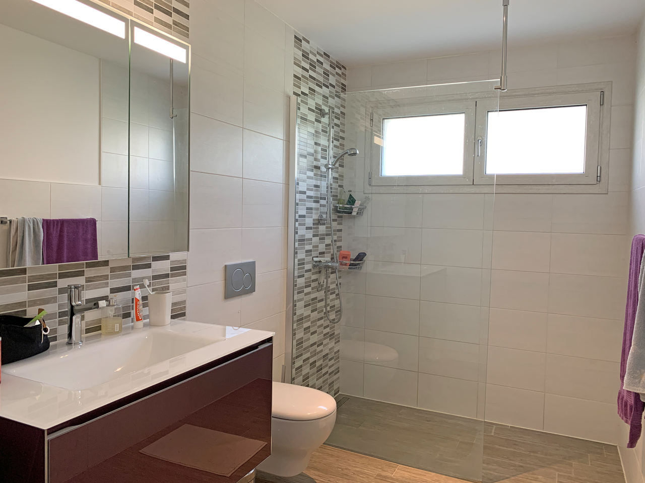 Salle de douche privative