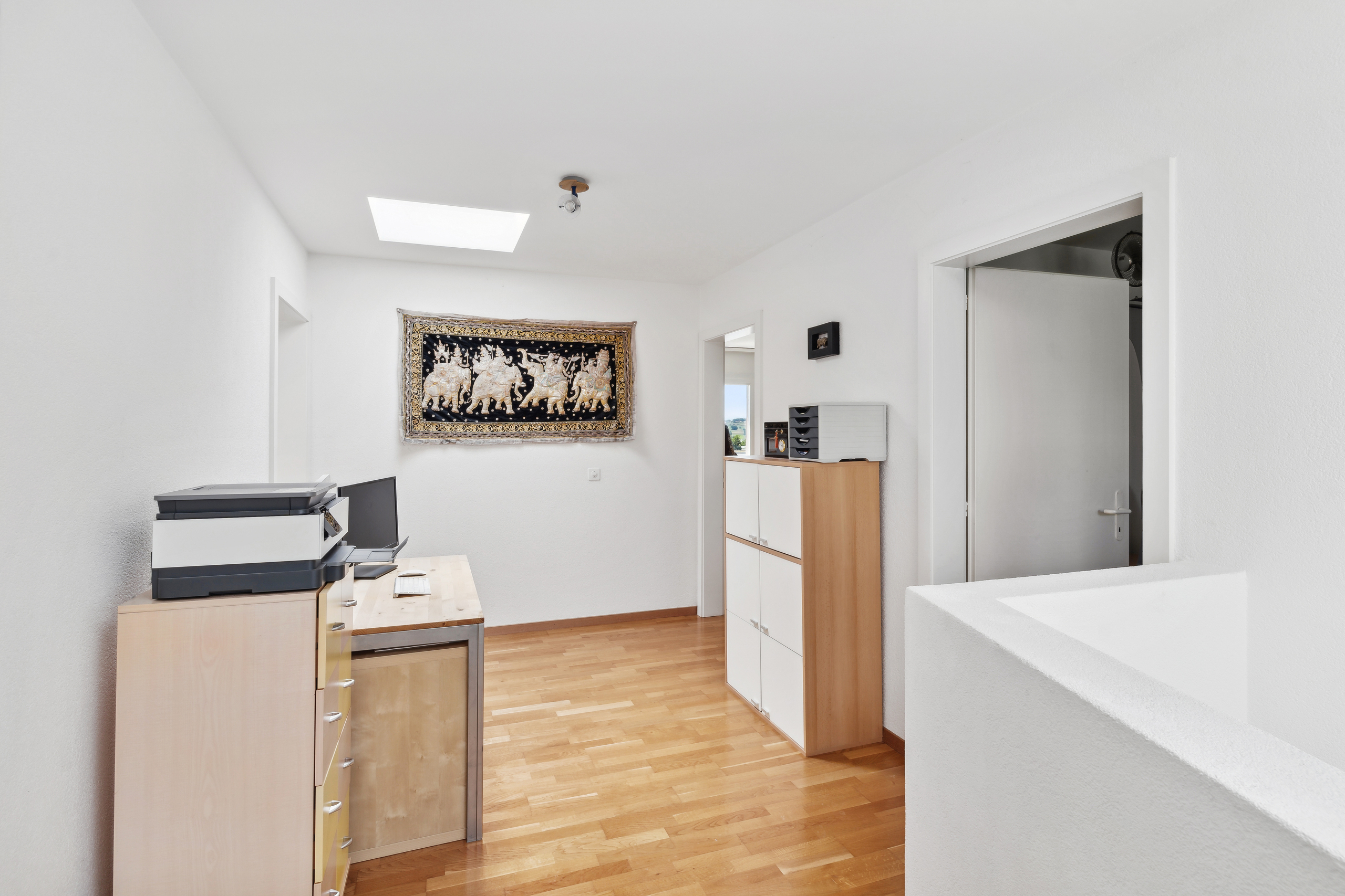 Halle obere Ebene mit Lichtschacht