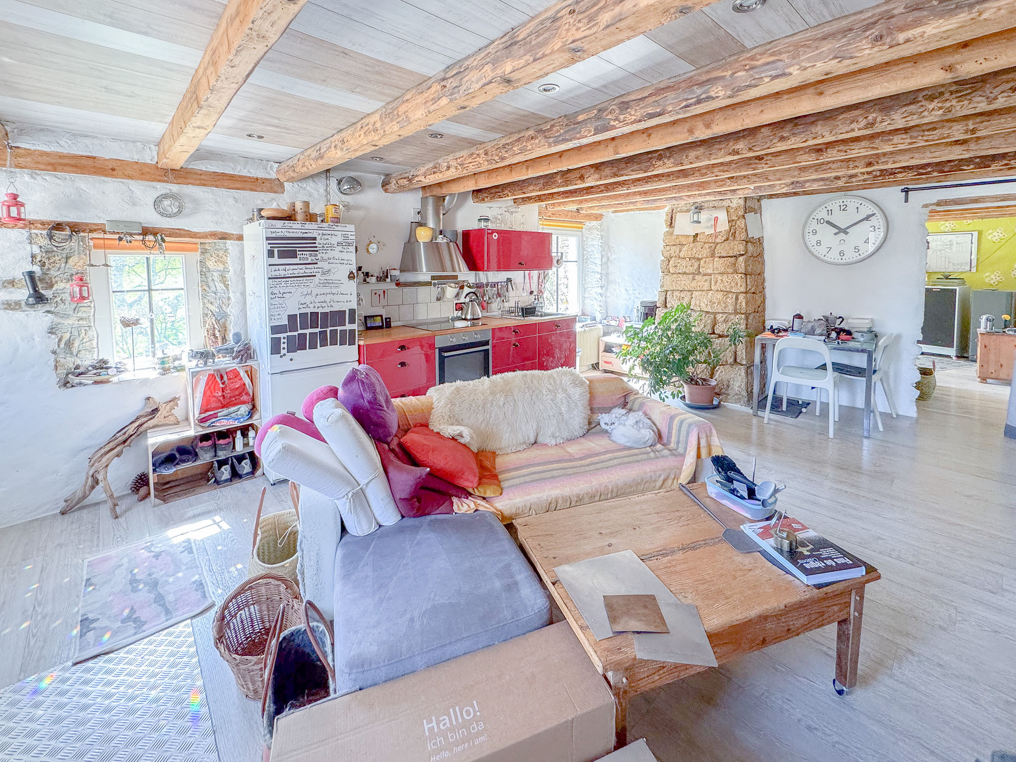 1er étage - pièce à vivre ouverte sur la cuisine