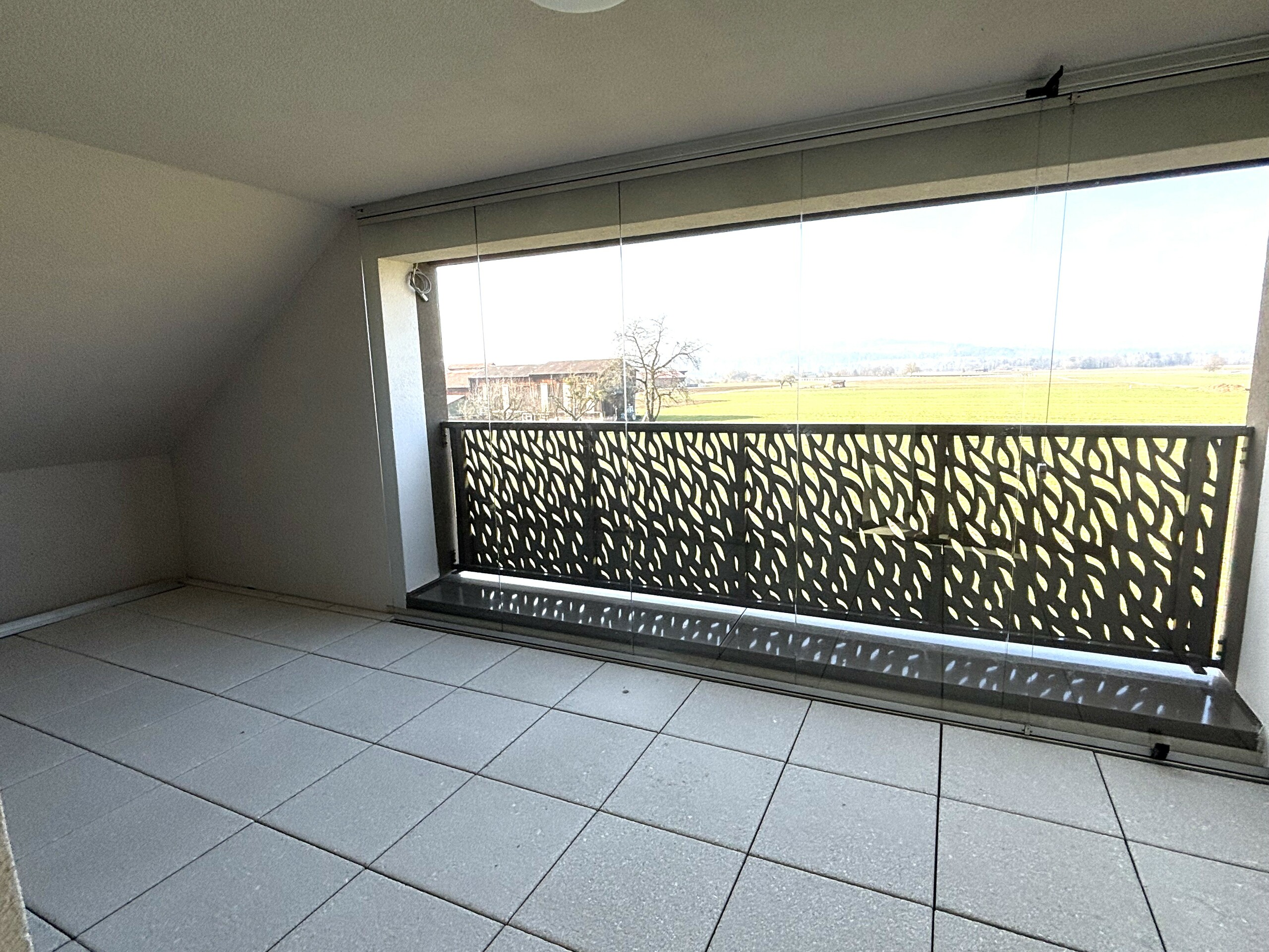 Loggia verglast
