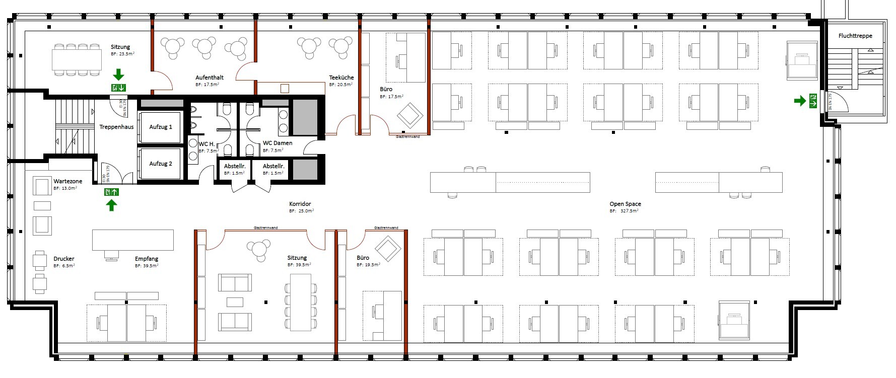 Planunterlagen Open Space Planunterlagen Open Space