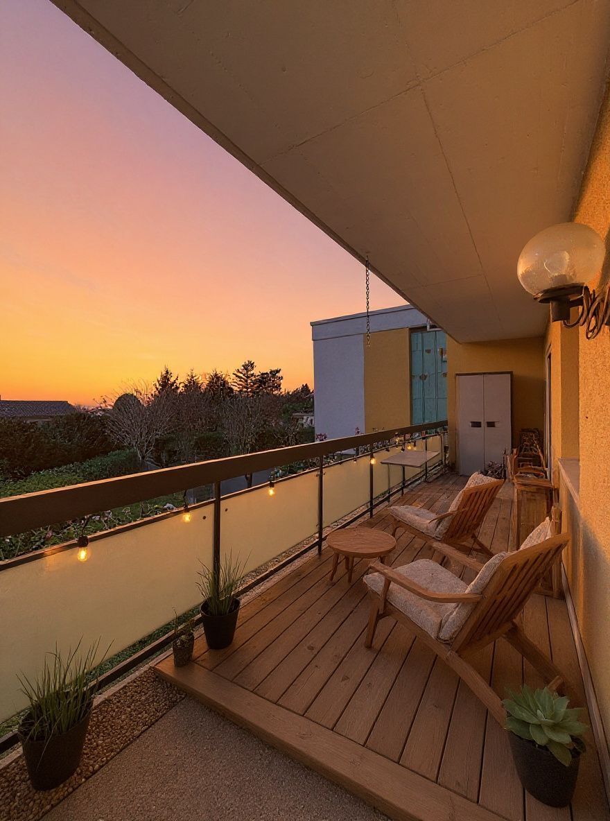 Balcon réaménagé