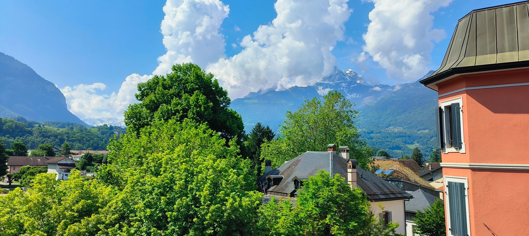 Vue depuis le séjour Vue depuis le séjour