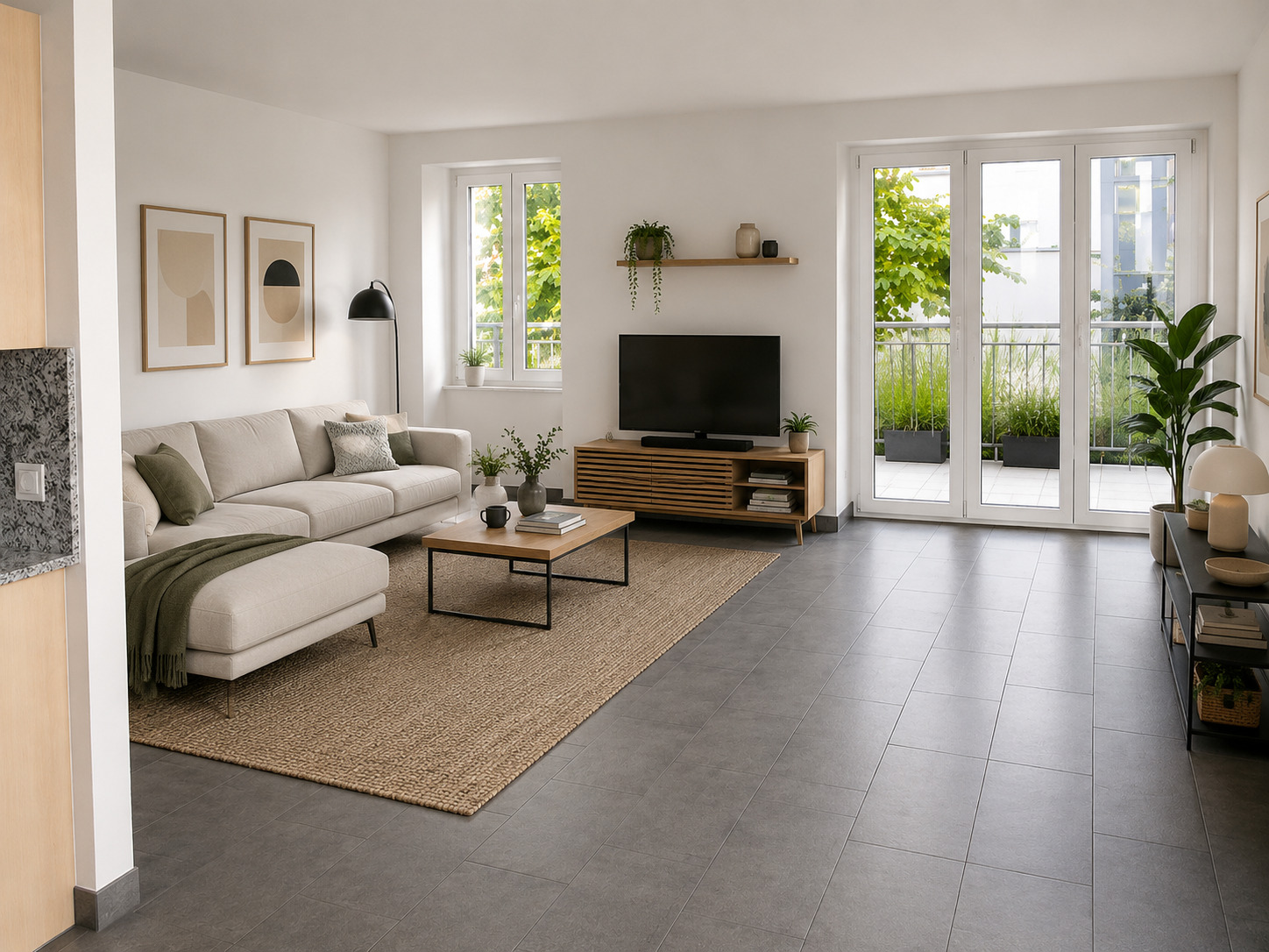 Einrichtungsbeispiel Wohnzimmer
