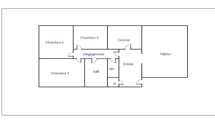 Plan de l'appartement