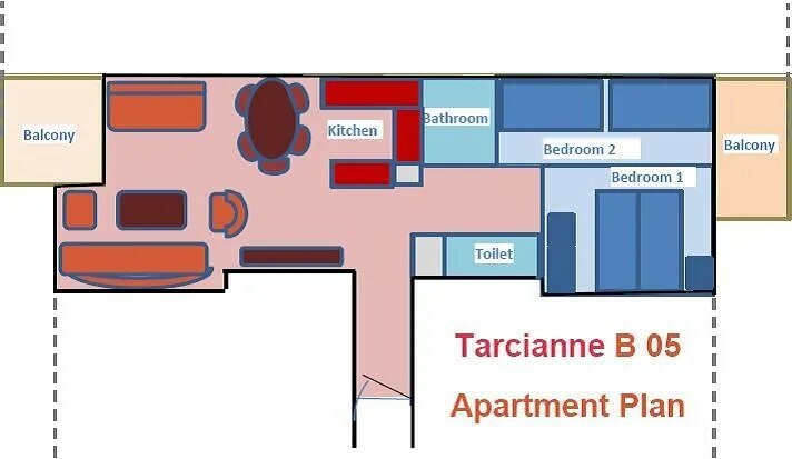 Plan de l'appartement Plan de l'appartement