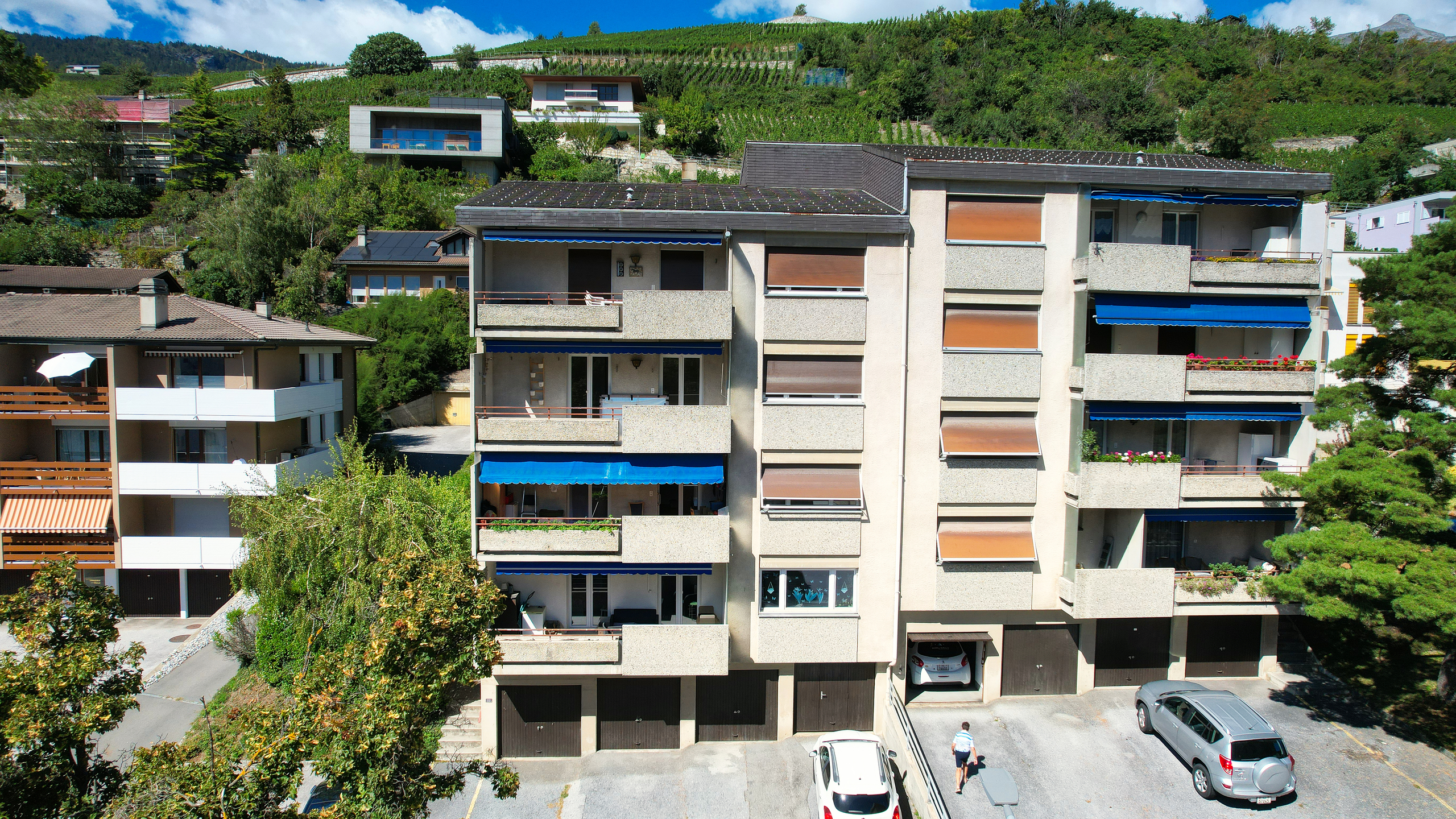 Appartement Sierre - Vue extérieure Appartement Sierre - Vue extérieure
