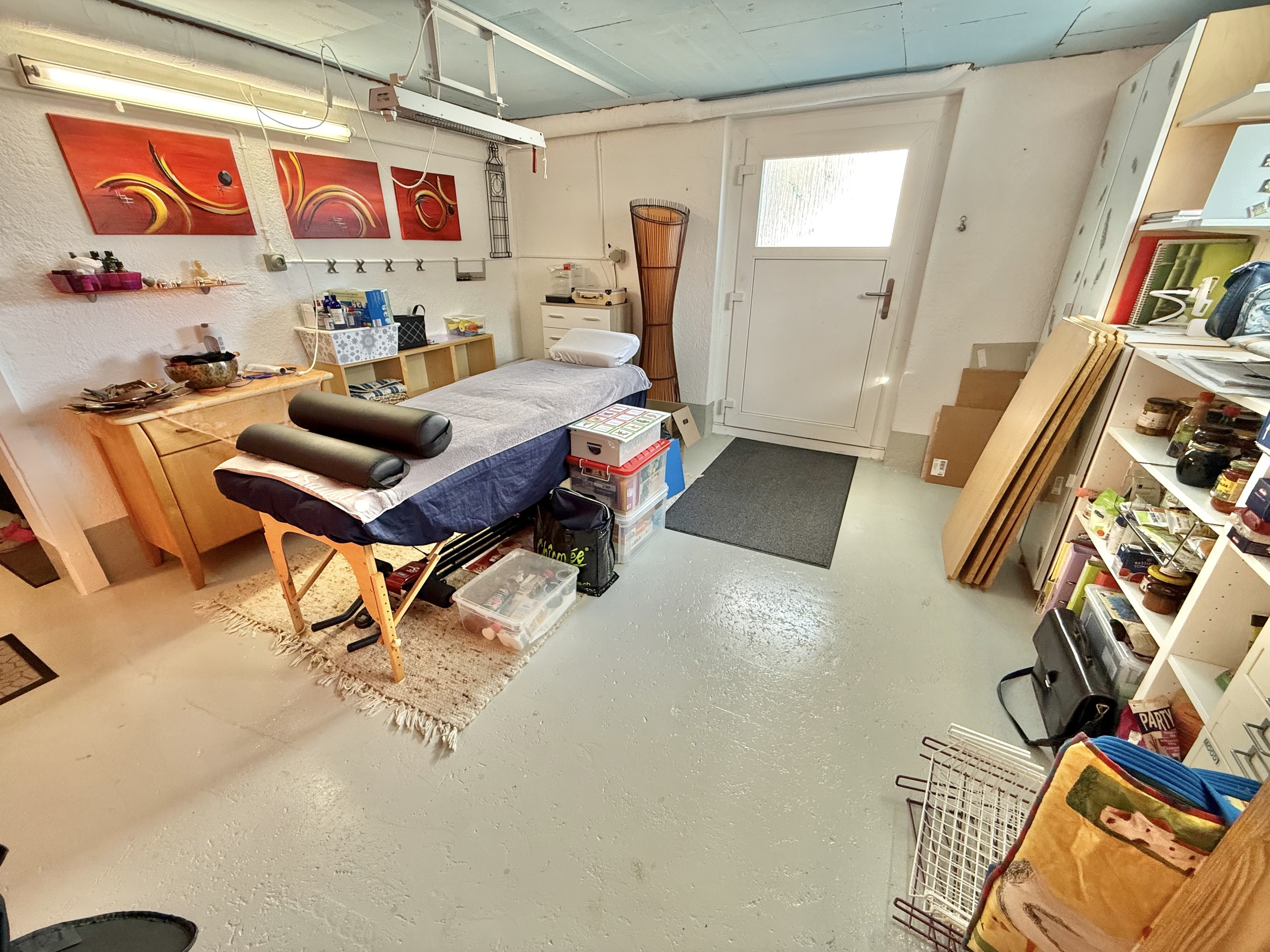 currently a massage/wellness room with private exit