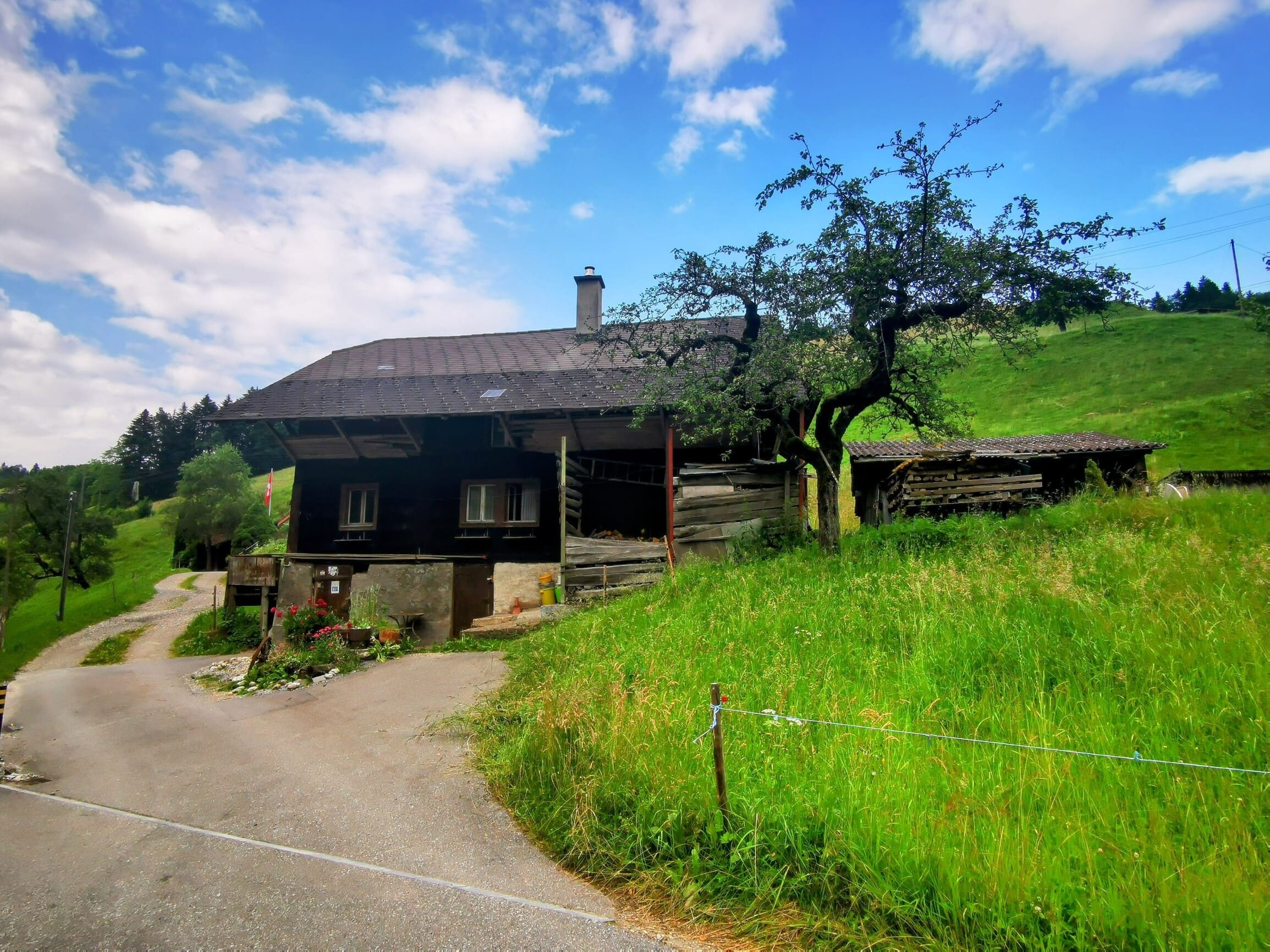 Ansicht Zufahrstrasse Ansicht Zufahrstrasse