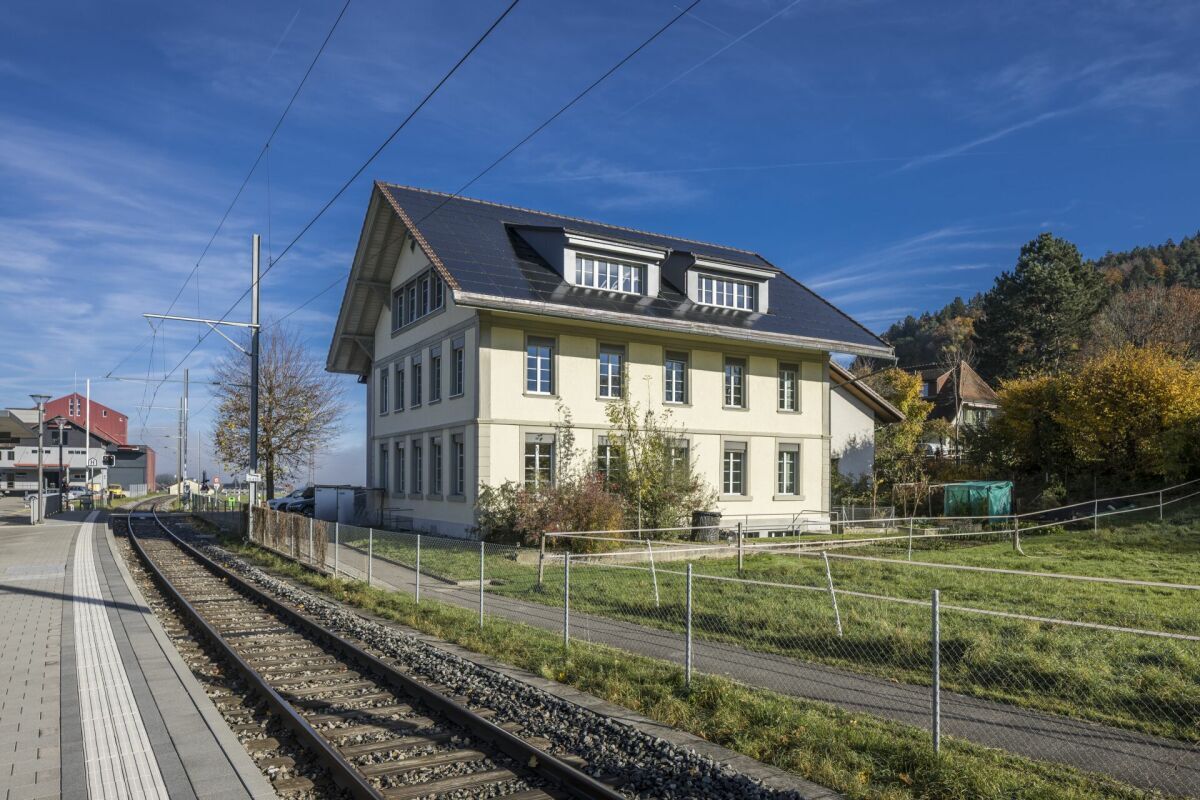direkt am Bahnhof