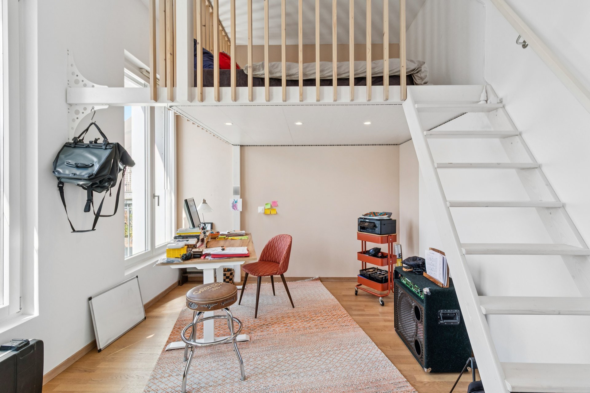 Chambre côté Sud avec mezzanine