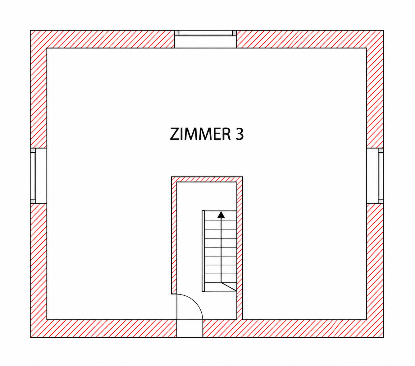 Grundriss DG (nicht massstabsgetreu)