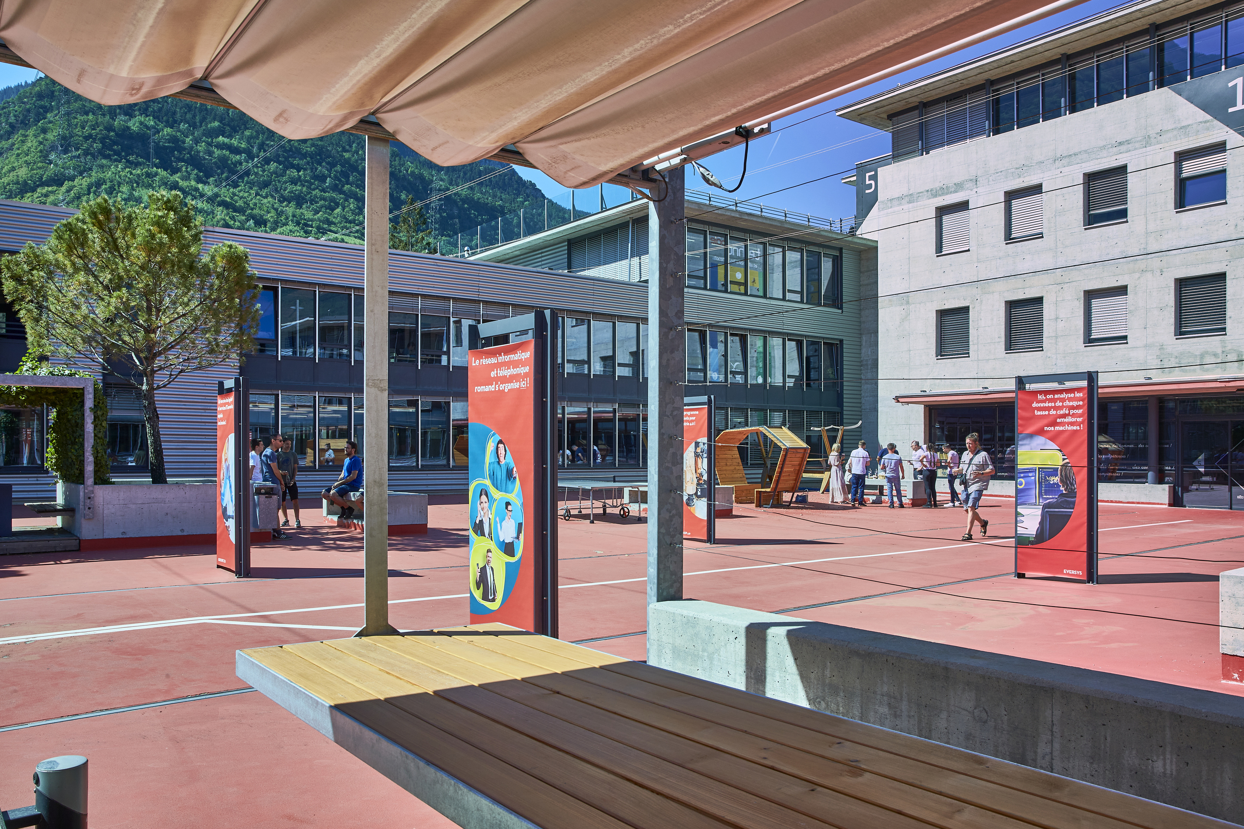 Techno-pôle Sierre - Pausenraum Techno-pôle Sierre - Pausenraum