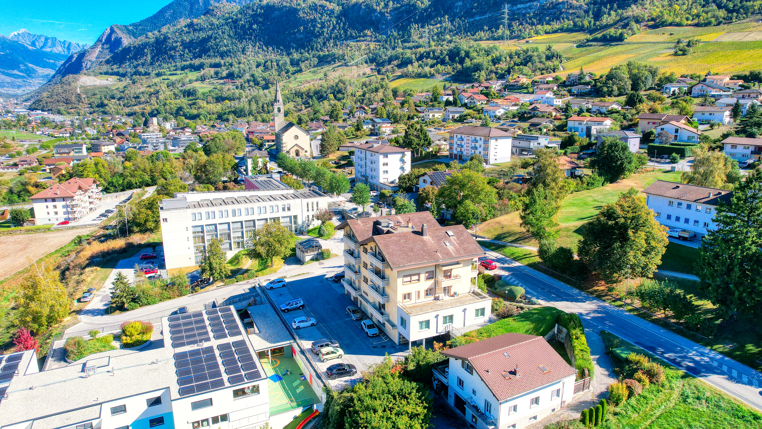 Local commercial Chalais - Vue drone
