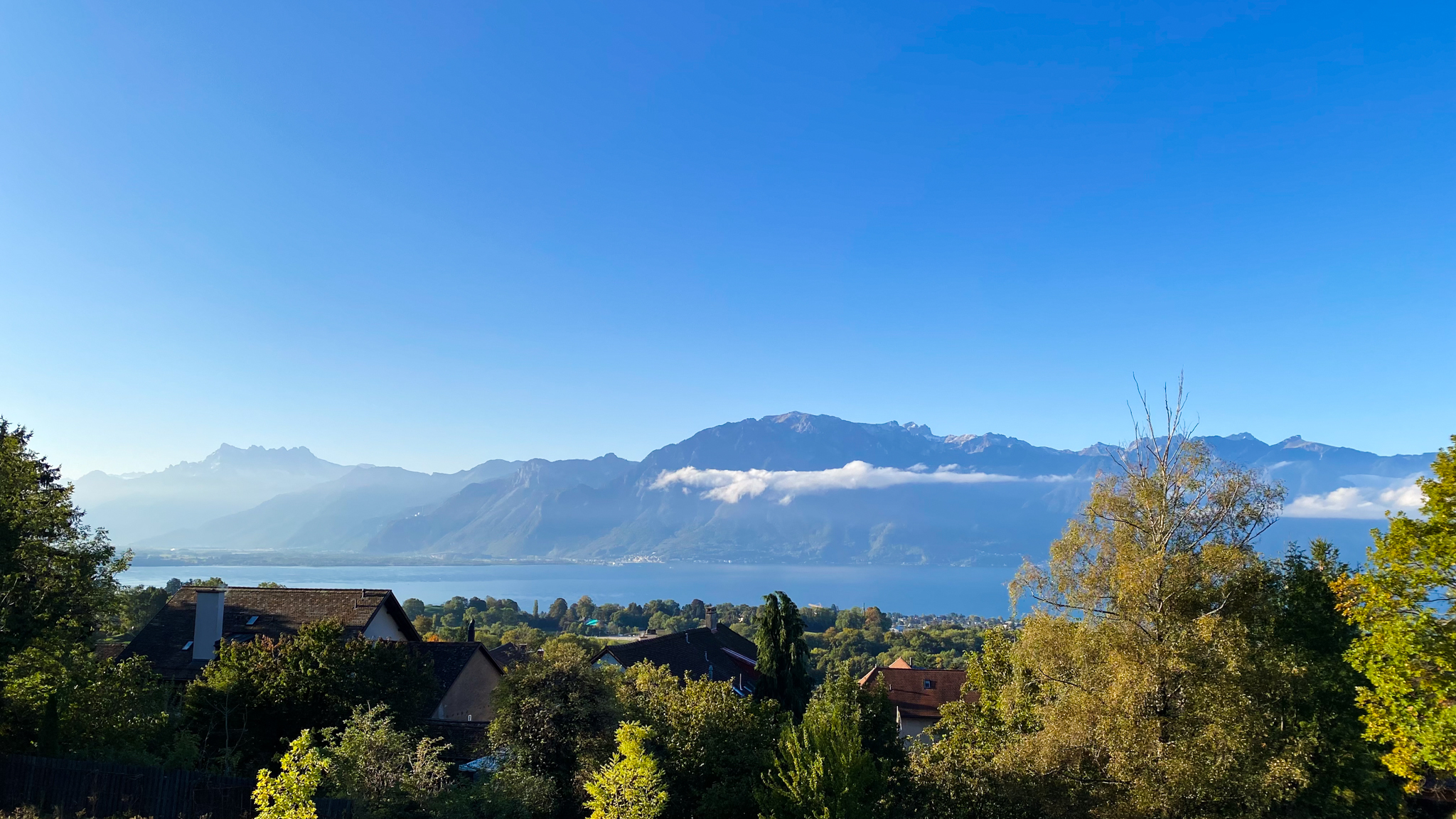 Projet immobilier à St-Légier avec appartement à vendre : la région.