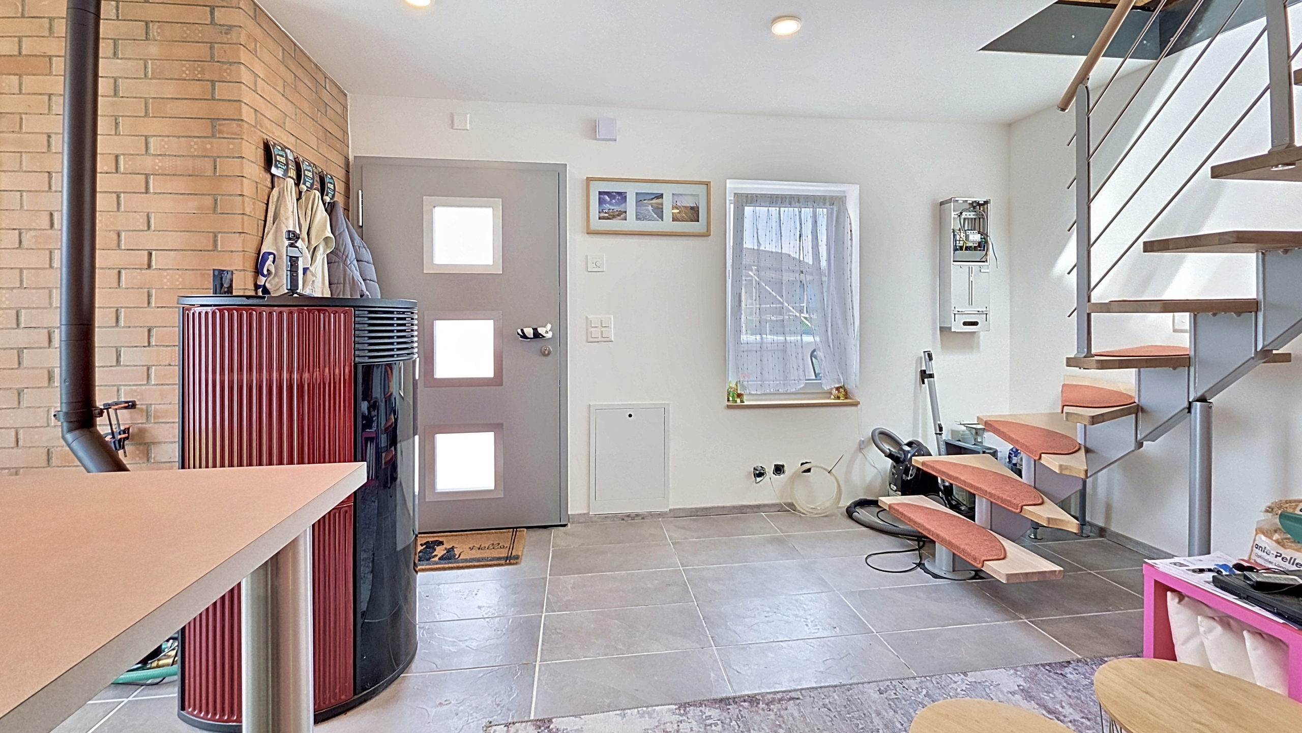 Espace séjour / cuisine - rez Espace séjour / cuisine - rez