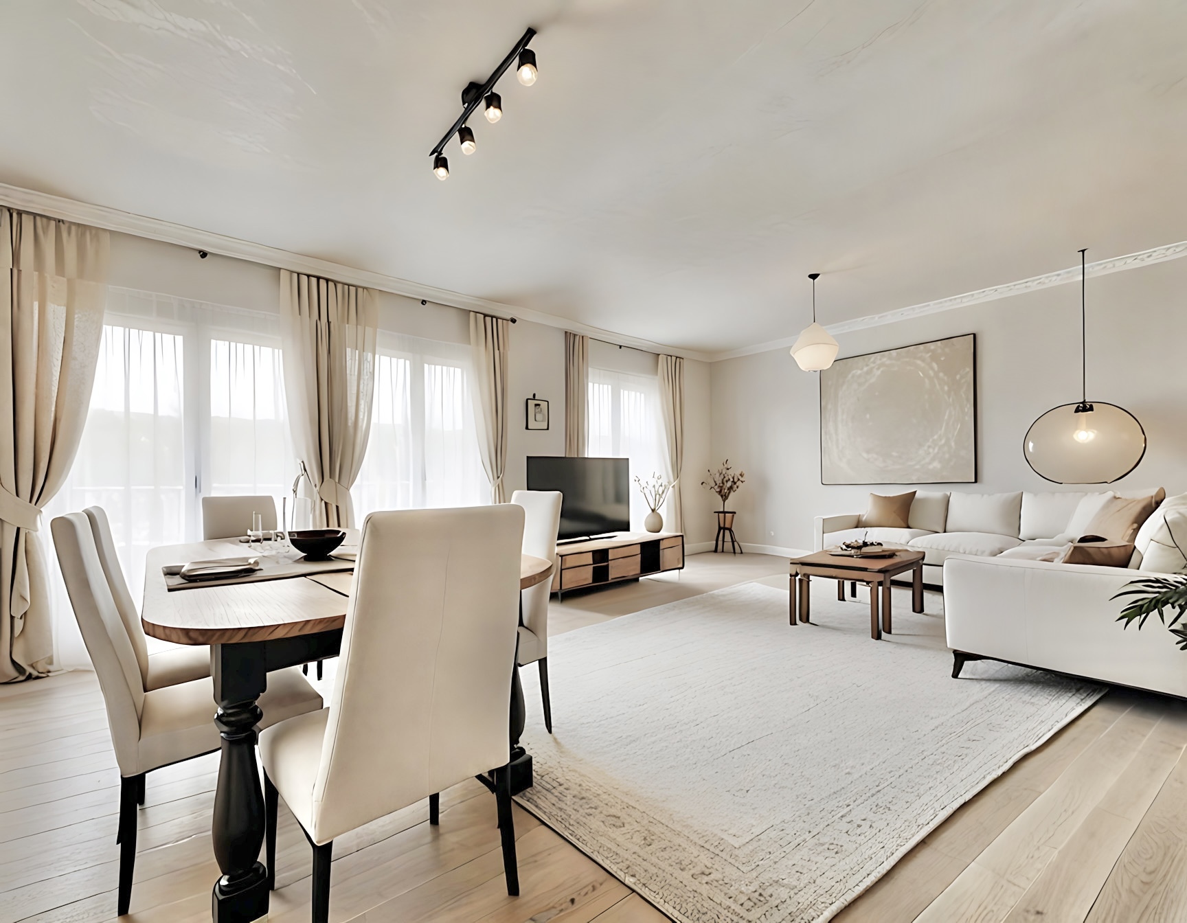 Salon - exemple d'aménagément