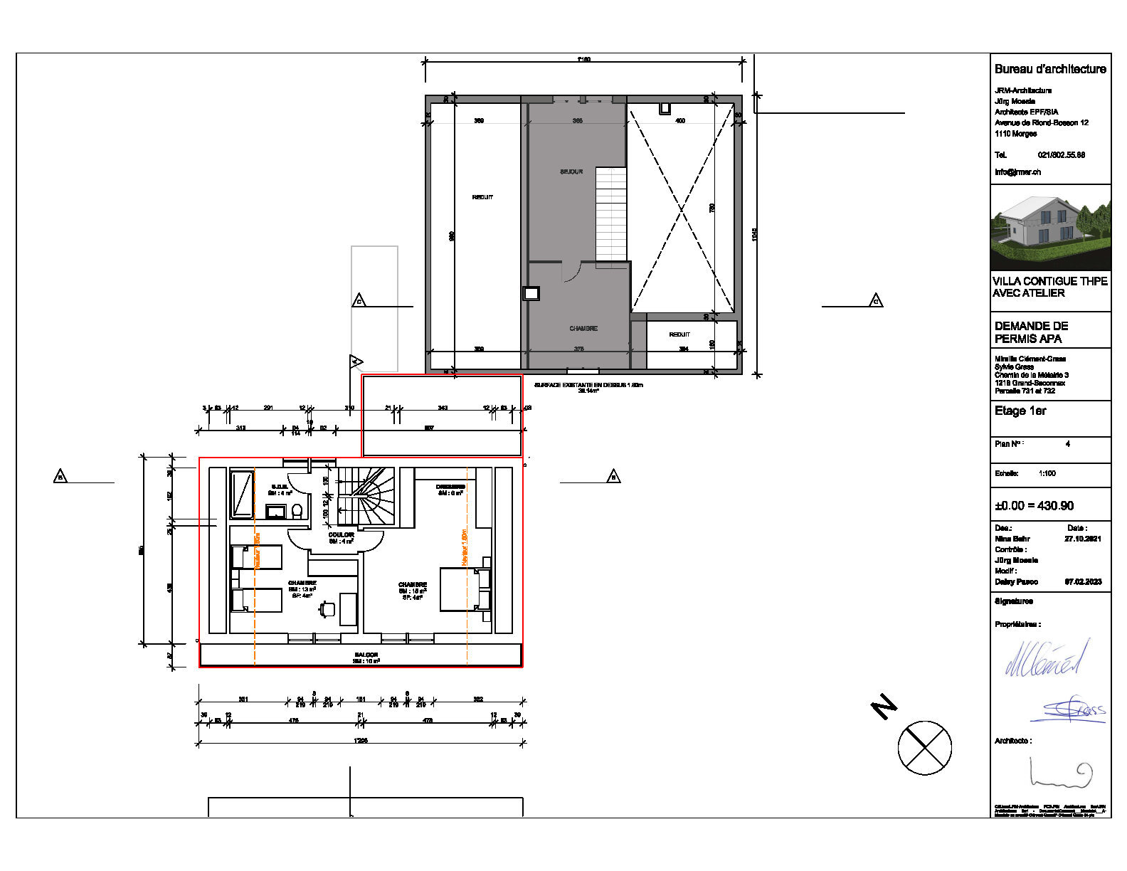 Plan de l’étage