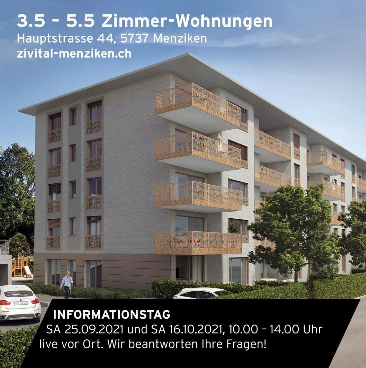 INFORMATIONSTAG: Am 25.09.2021 und 16.10.2021, 10.00 - 14.00 Uhr, live vor Ort. Wir beantworten Ihre Fragen!