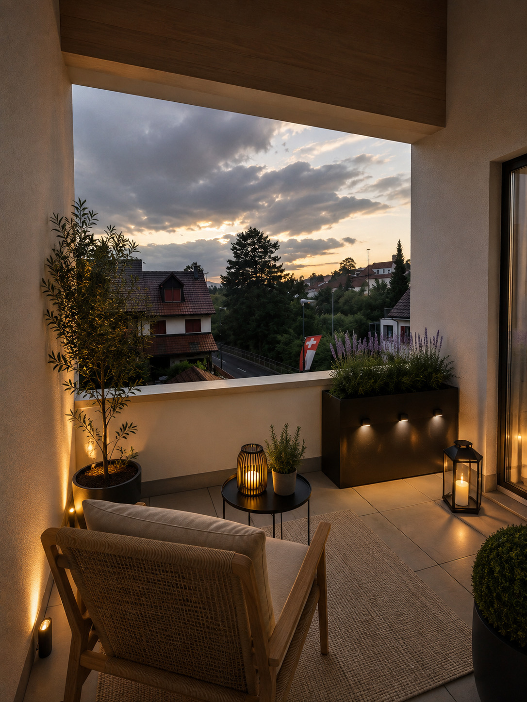Balkon Visualisierung