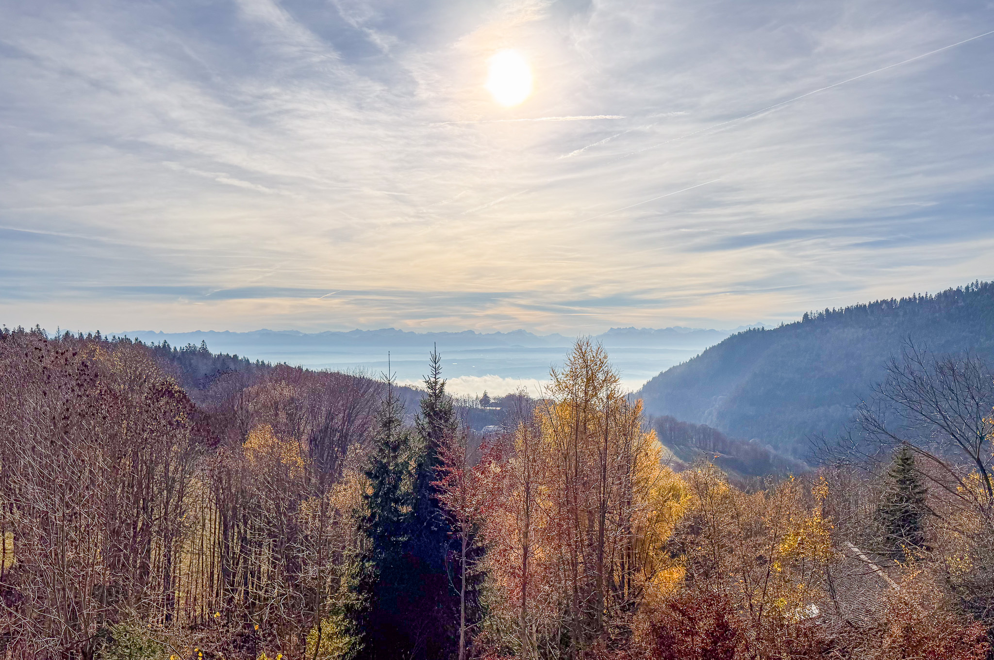 Magnifique vue depuis le balcon