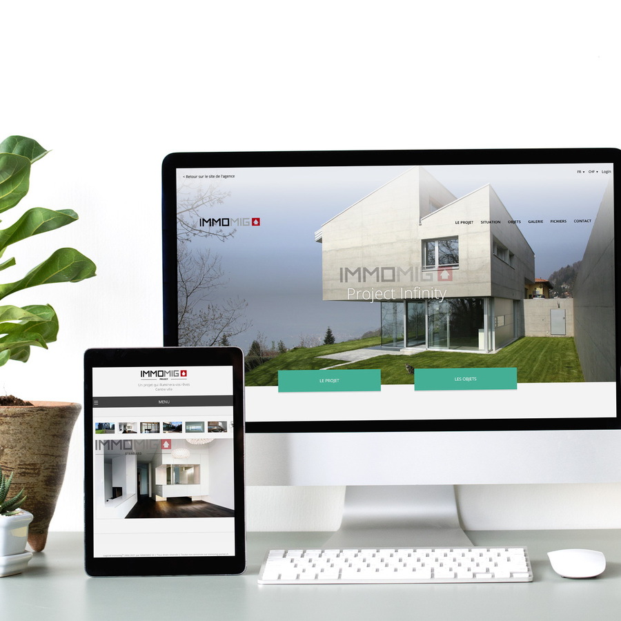 Mini-Sites von Immobilienprojekten