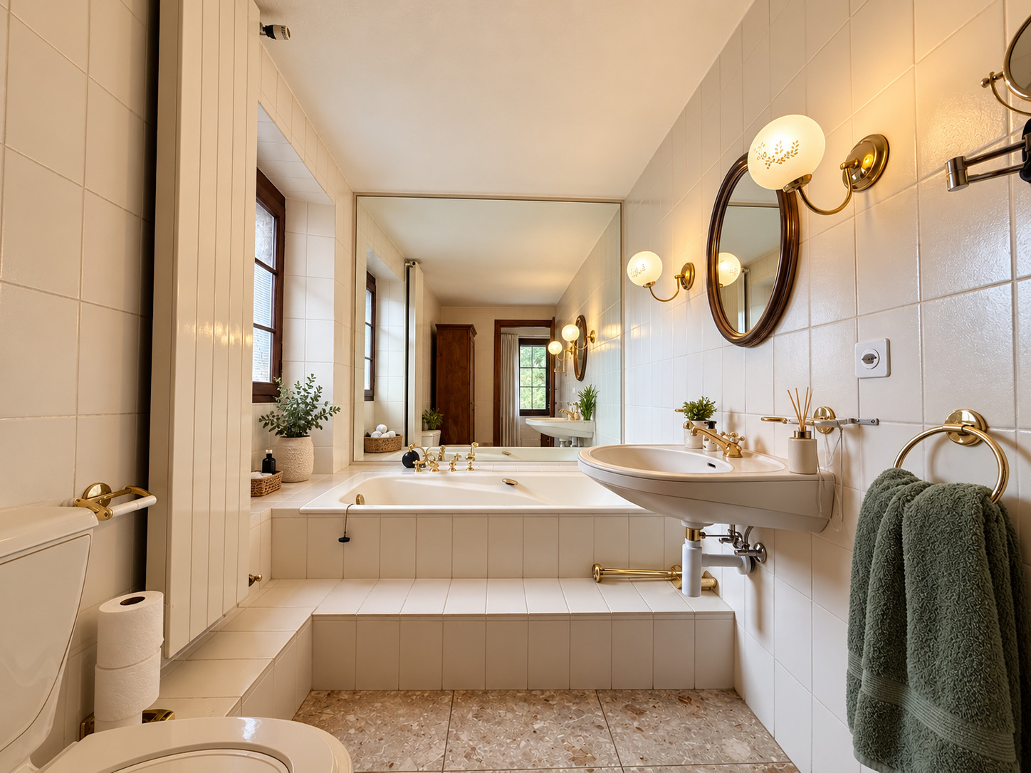 Etage: Salle de bains privative de la suite parentale Etage: Salle de bains privative de la suite parentale