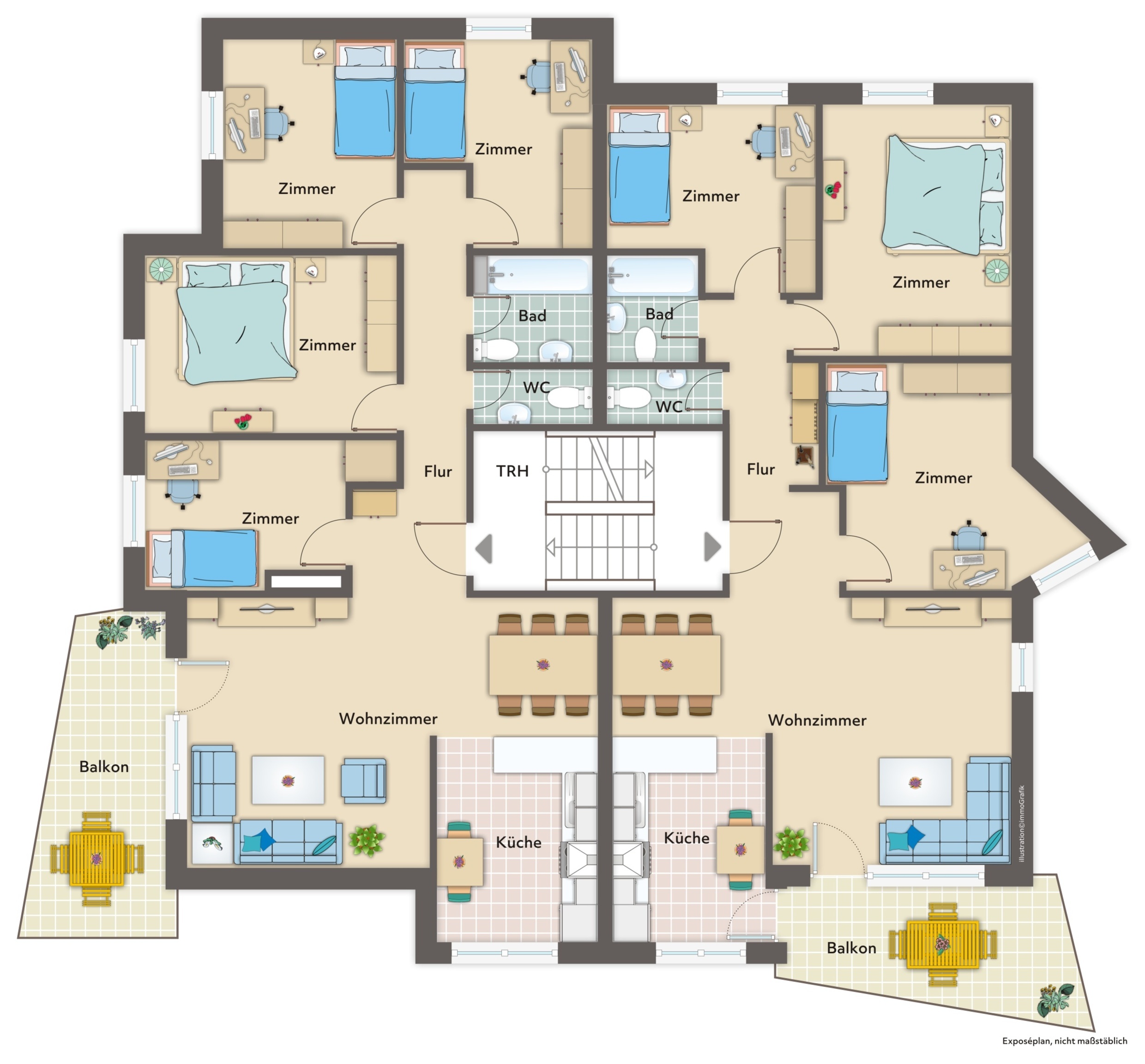 Erdgeschoss bis 3. OG Erdgeschoss bis 3. OG