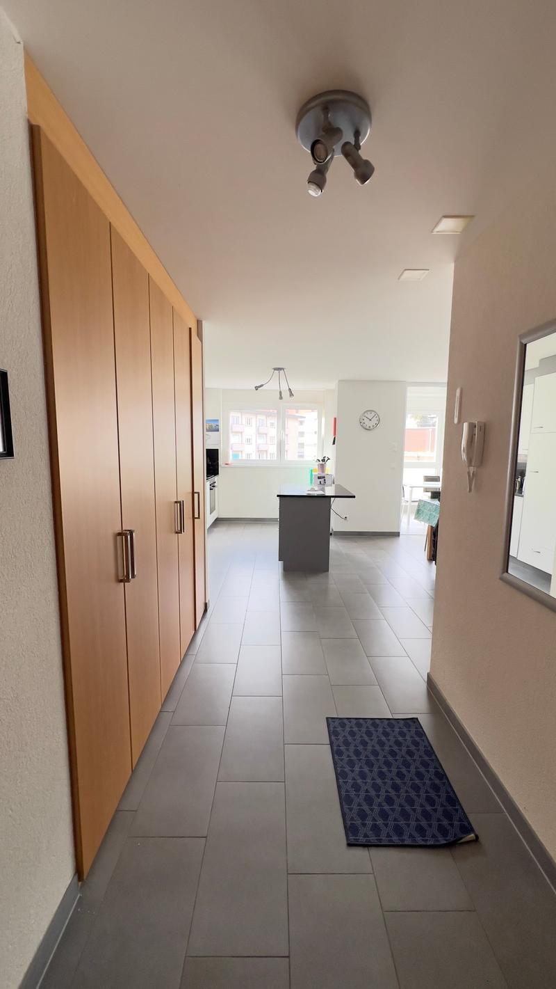 Entrée avec armoires intégrées