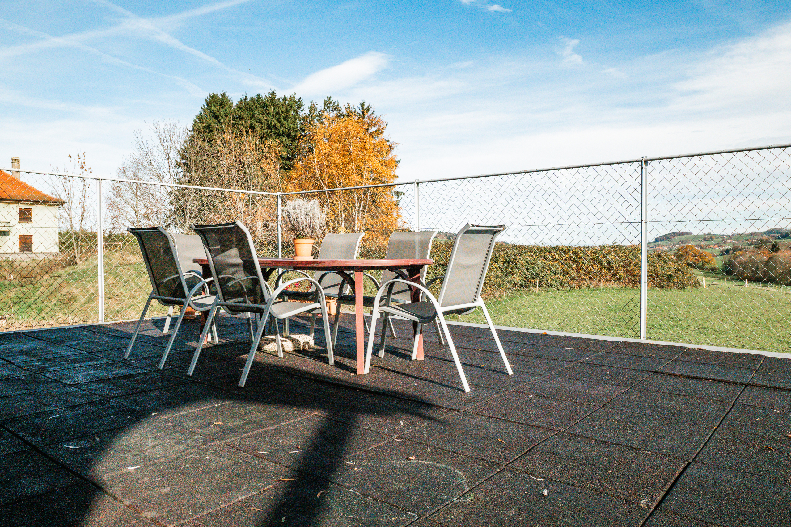 Terrasse 1er niveau duplex