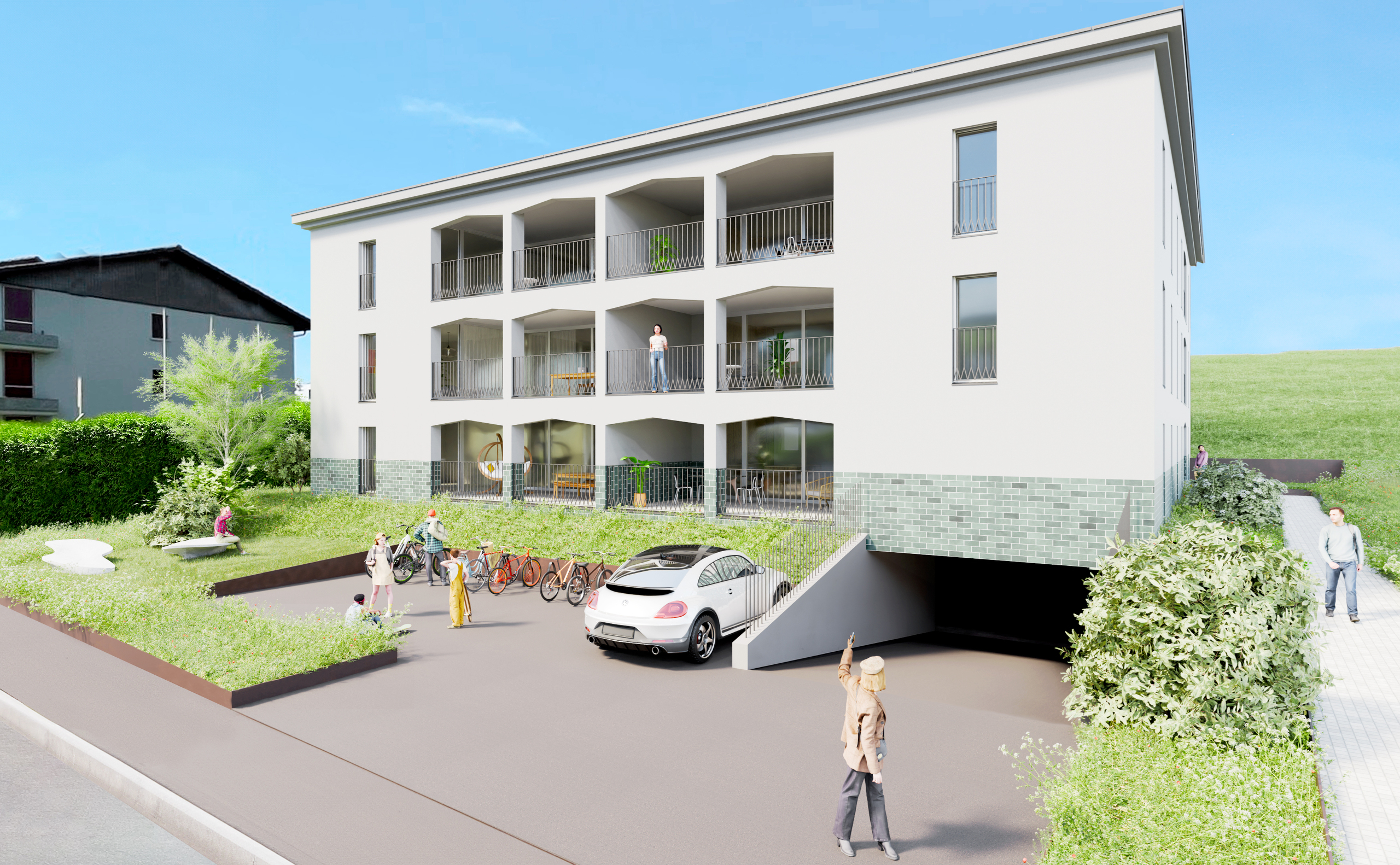 Rte du Centre 30 - Façade Sud-Est